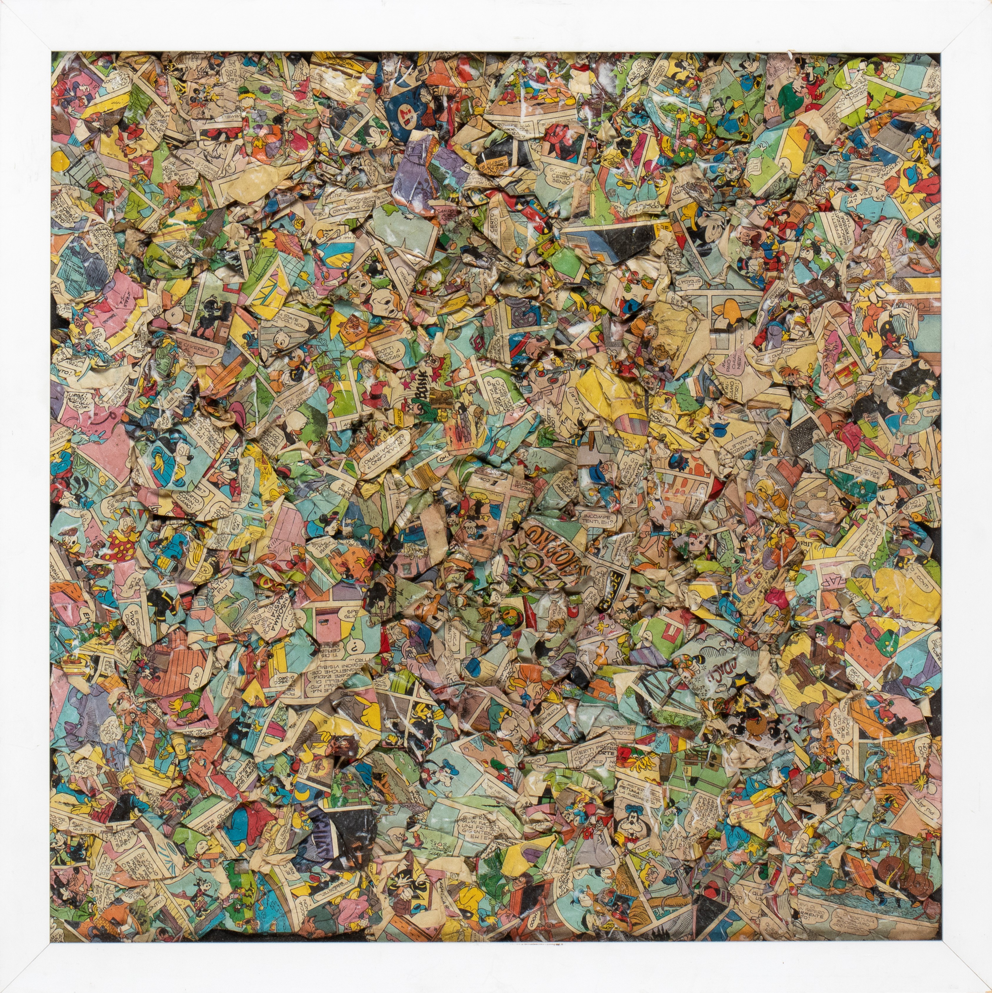 Arturo Carmassi - Bandpabittate - Collage su tela
