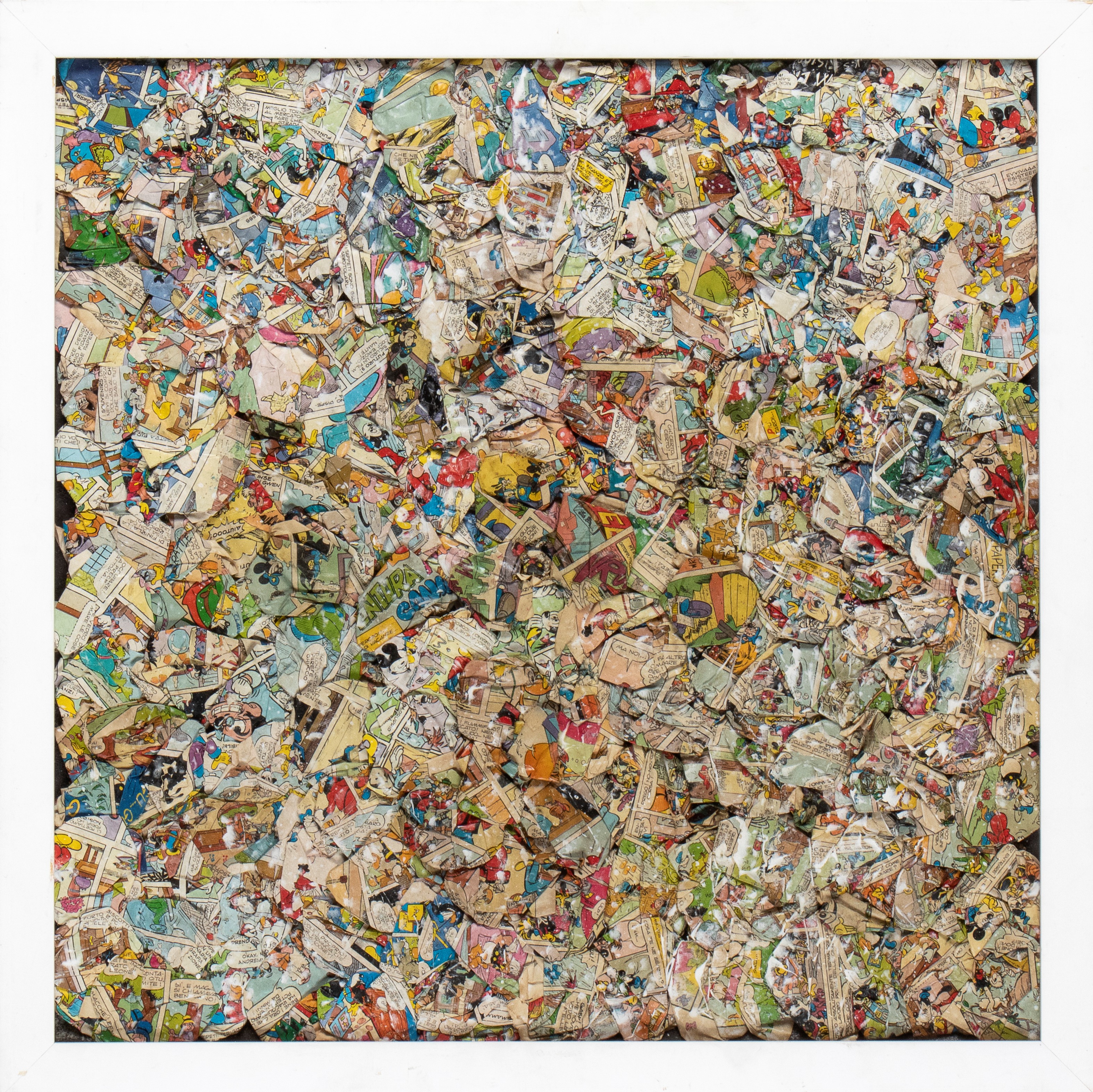 Arturo Carmassi - Bandpatabitte, collage su tela