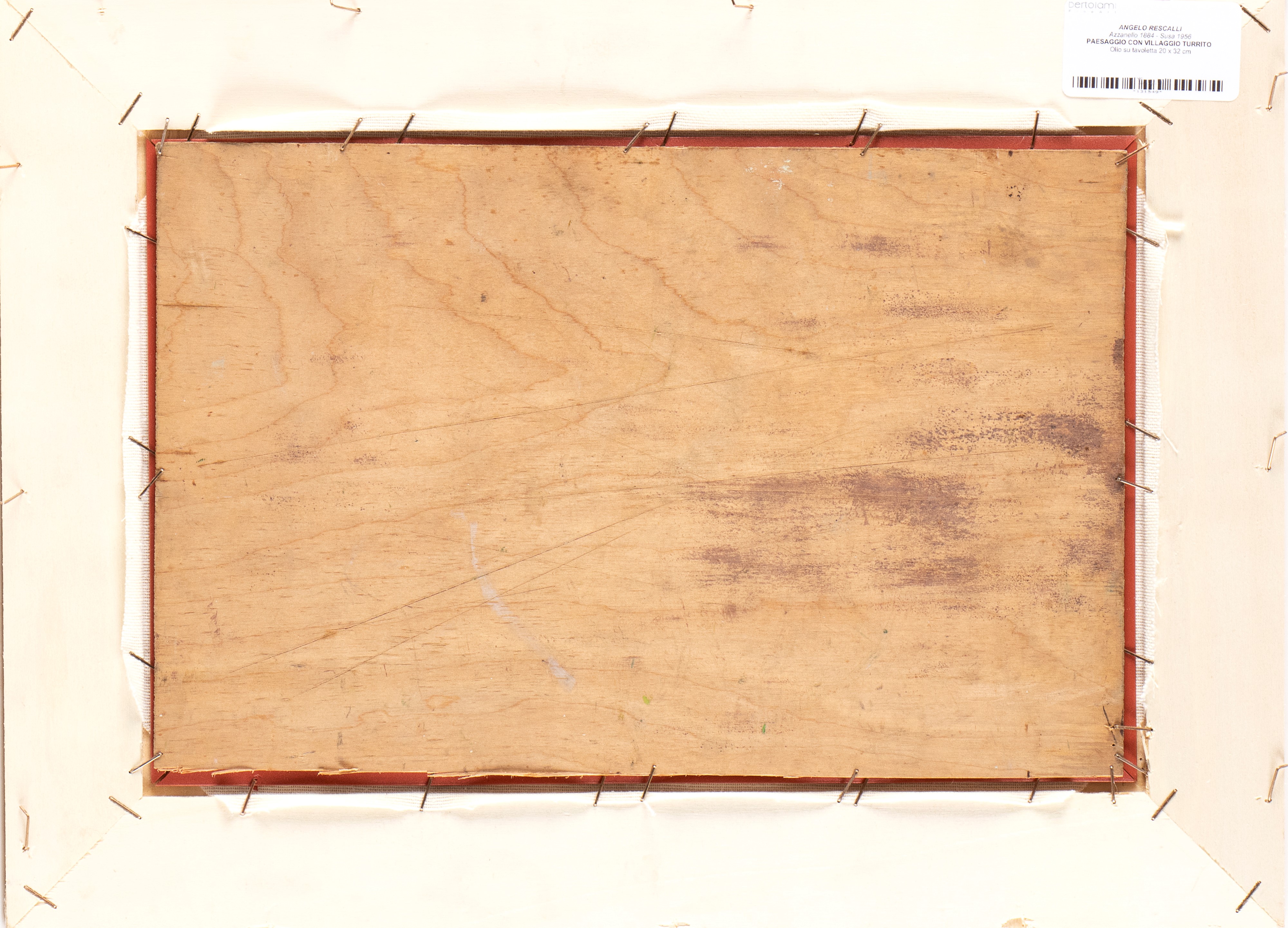 Paesaggio con villaggio turrito