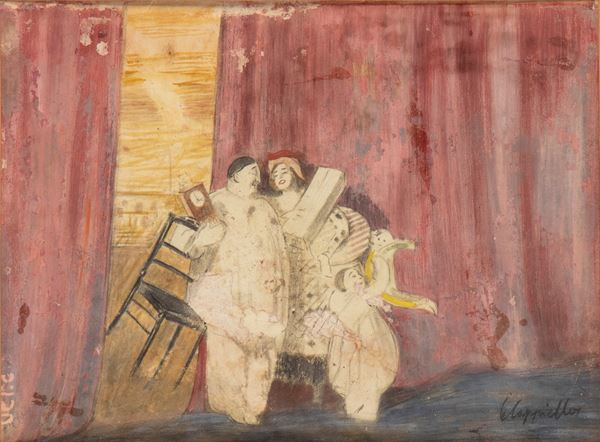 LEONETTO CAPPIELLO - Thetrical scene