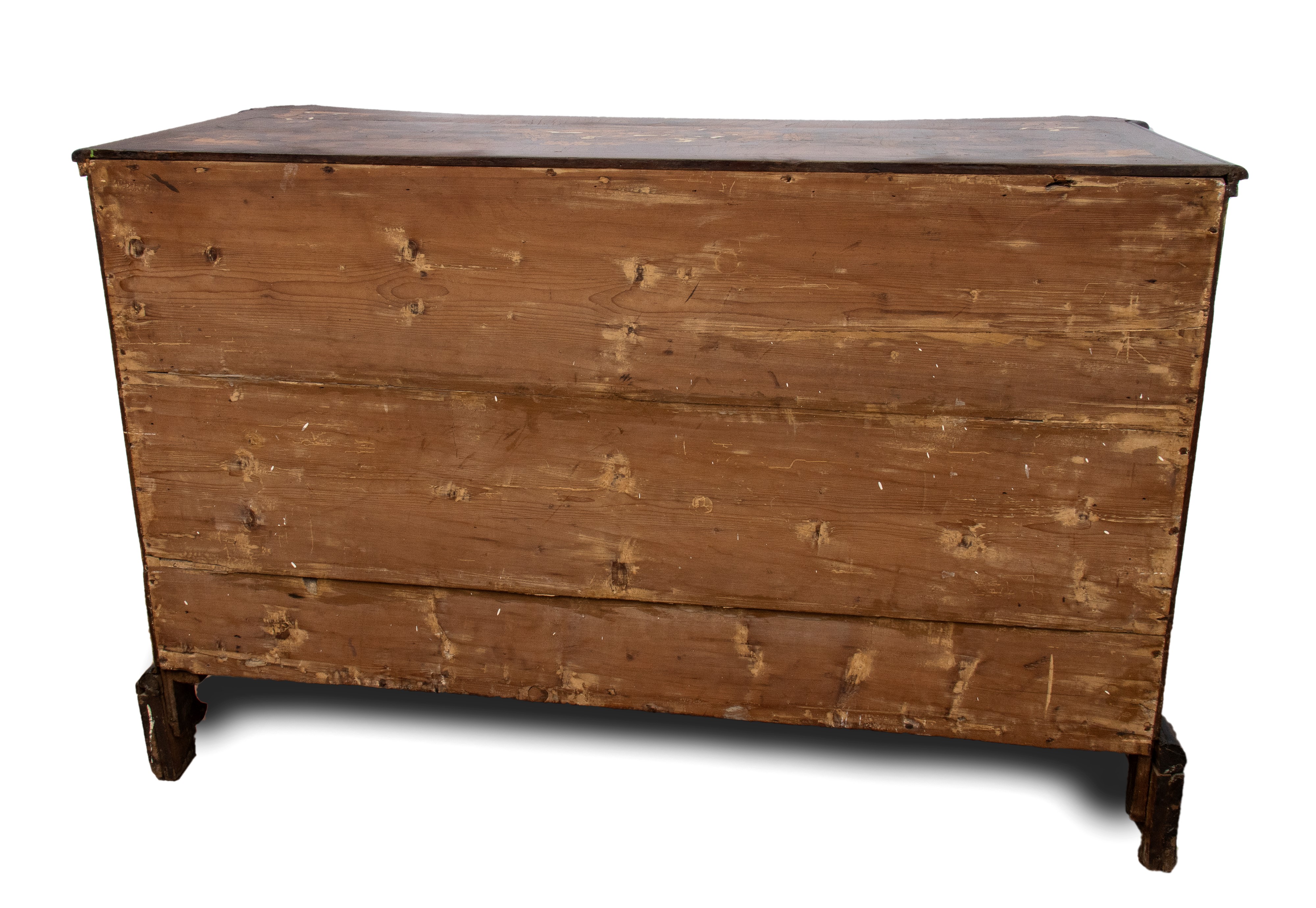 Commode, intarsi in avorio e legni pregiati, Lombardia, prima metà del XVIII secolo