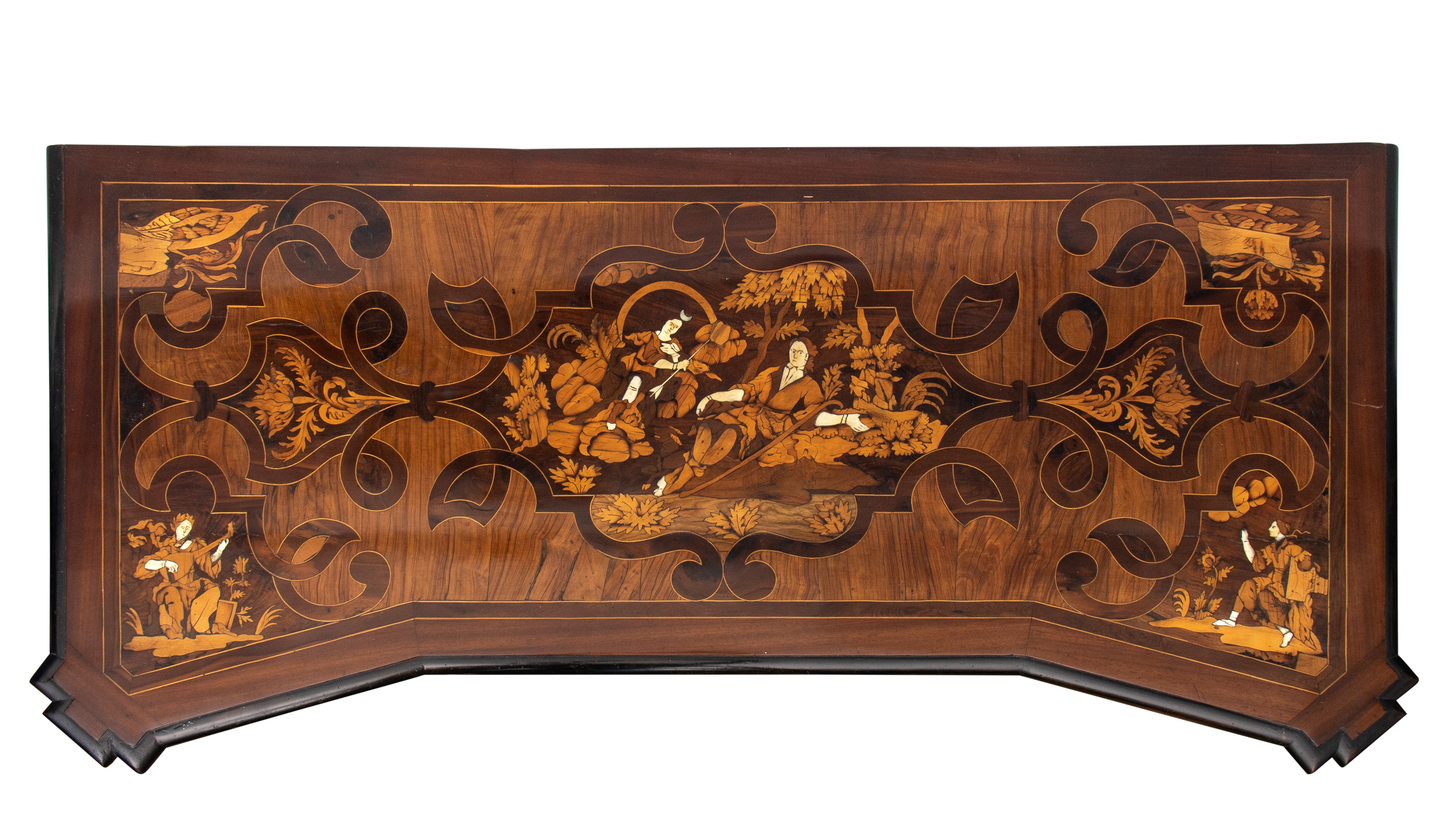 Commode, intarsi in avorio e legni pregiati, Lombardia, prima metà del XVIII secolo