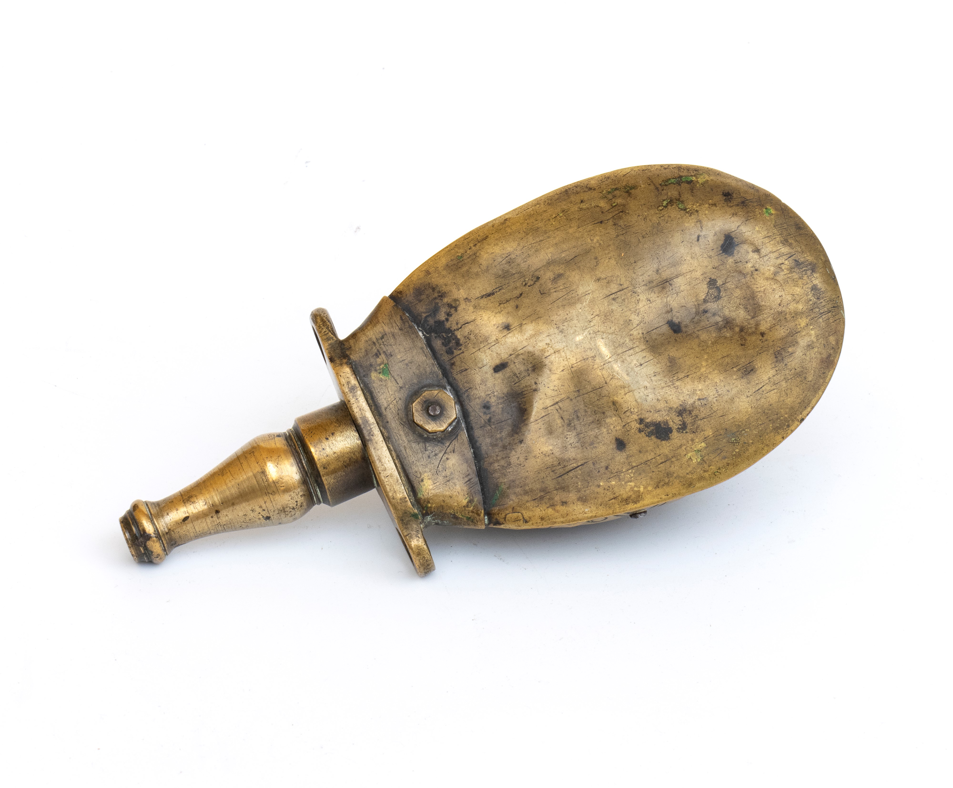 Porta polvere da sparo in tartaruga