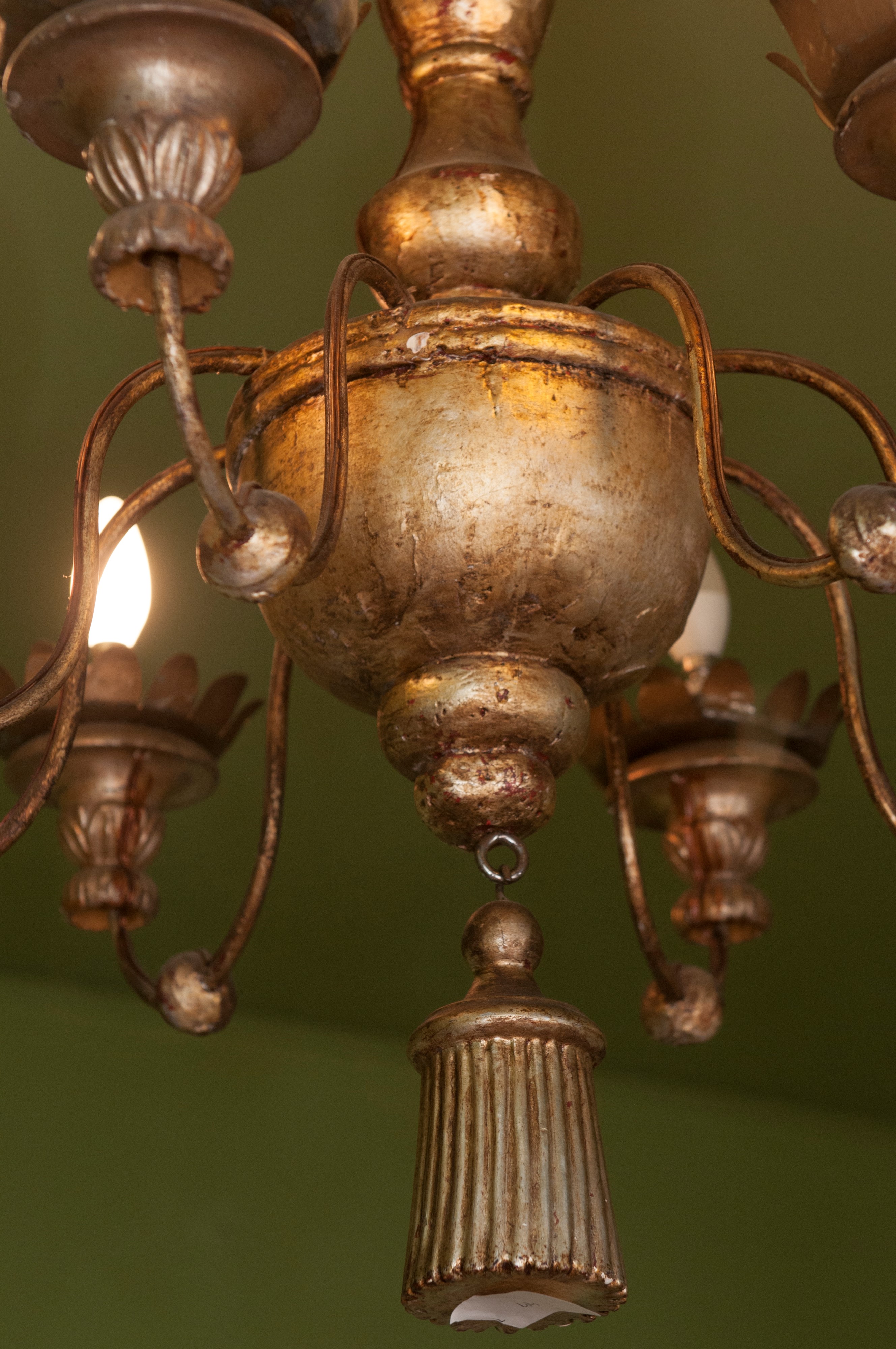 Lampadario in sospensione elettrificato