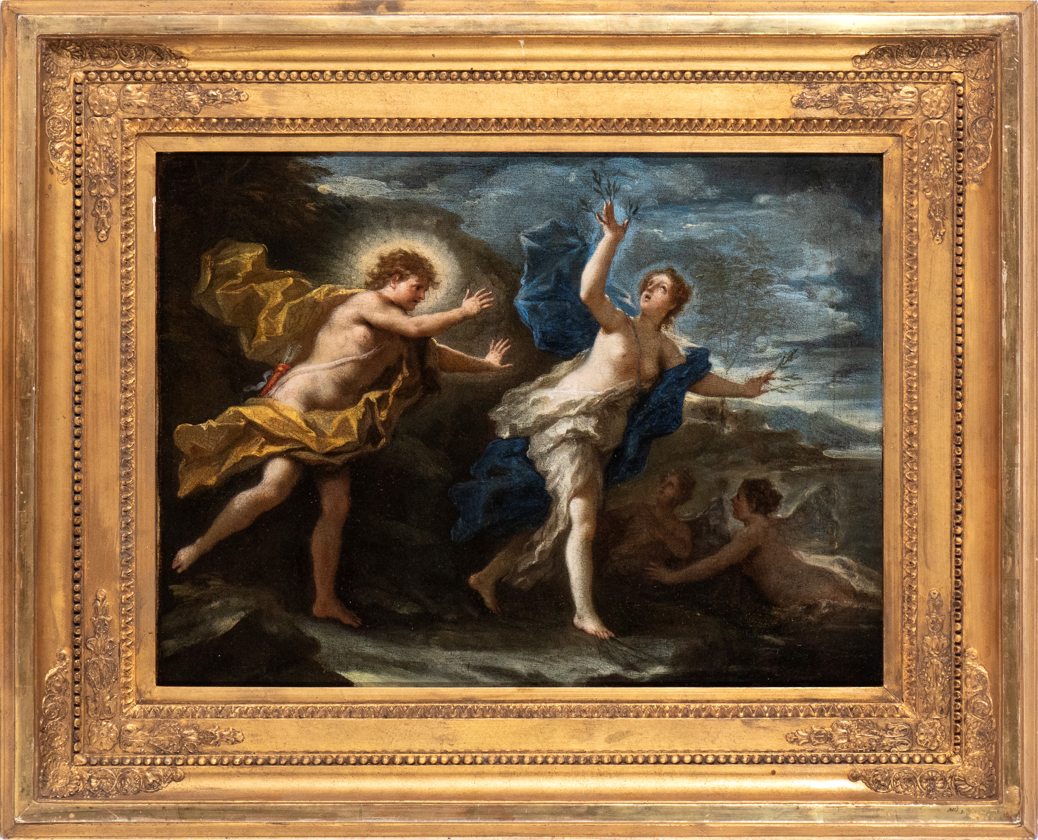 Michele Rocca Michele da Parma o Parmigiano - Apollo e Dafne, olio su tela