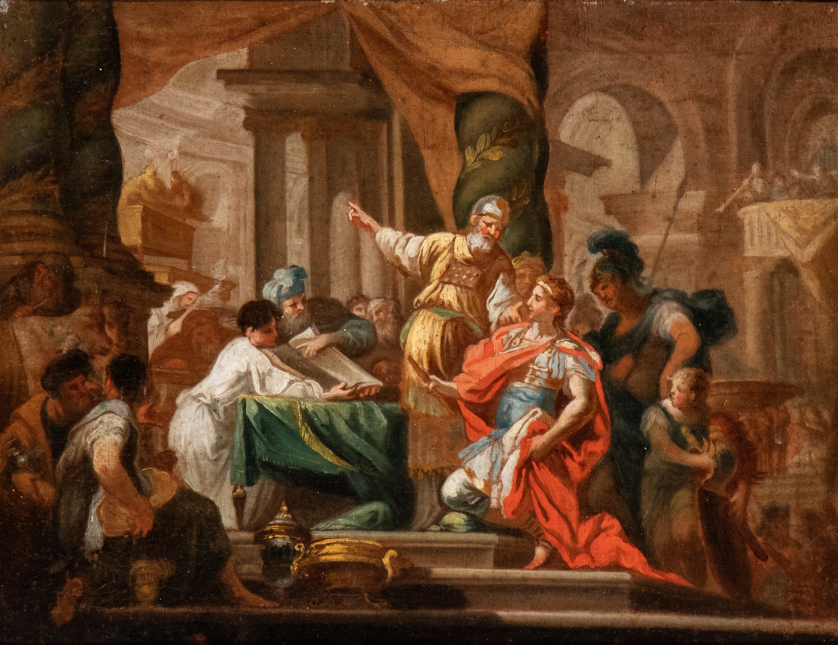 Sebastiano Conca - Alessandro Magno nel Tempio di Gerusalemme e L’idolatria di Re Salomone
