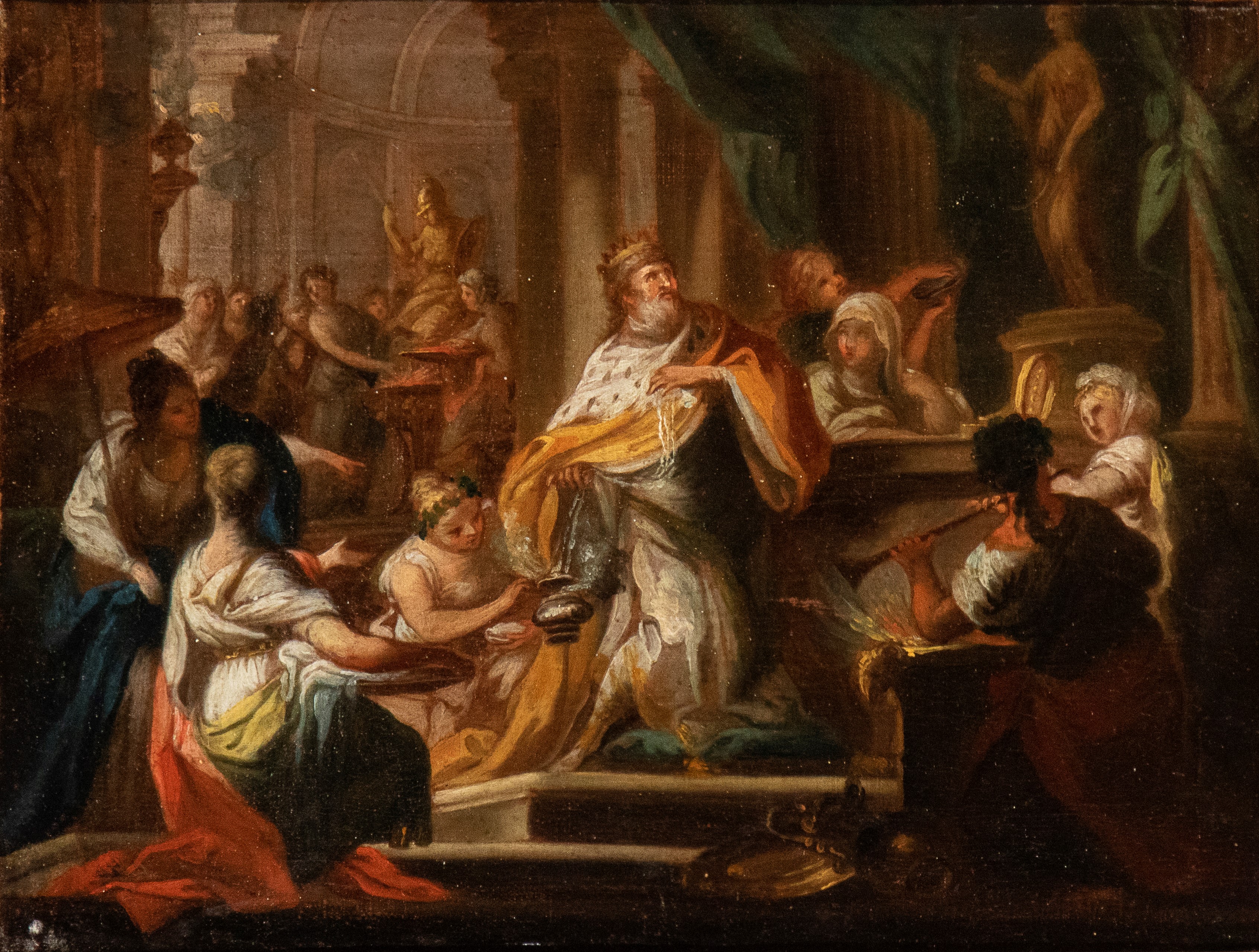 Sebastiano Conca - Alessandro Magno nel Tempio di Gerusalemme e L’idolatria di Re Salomone