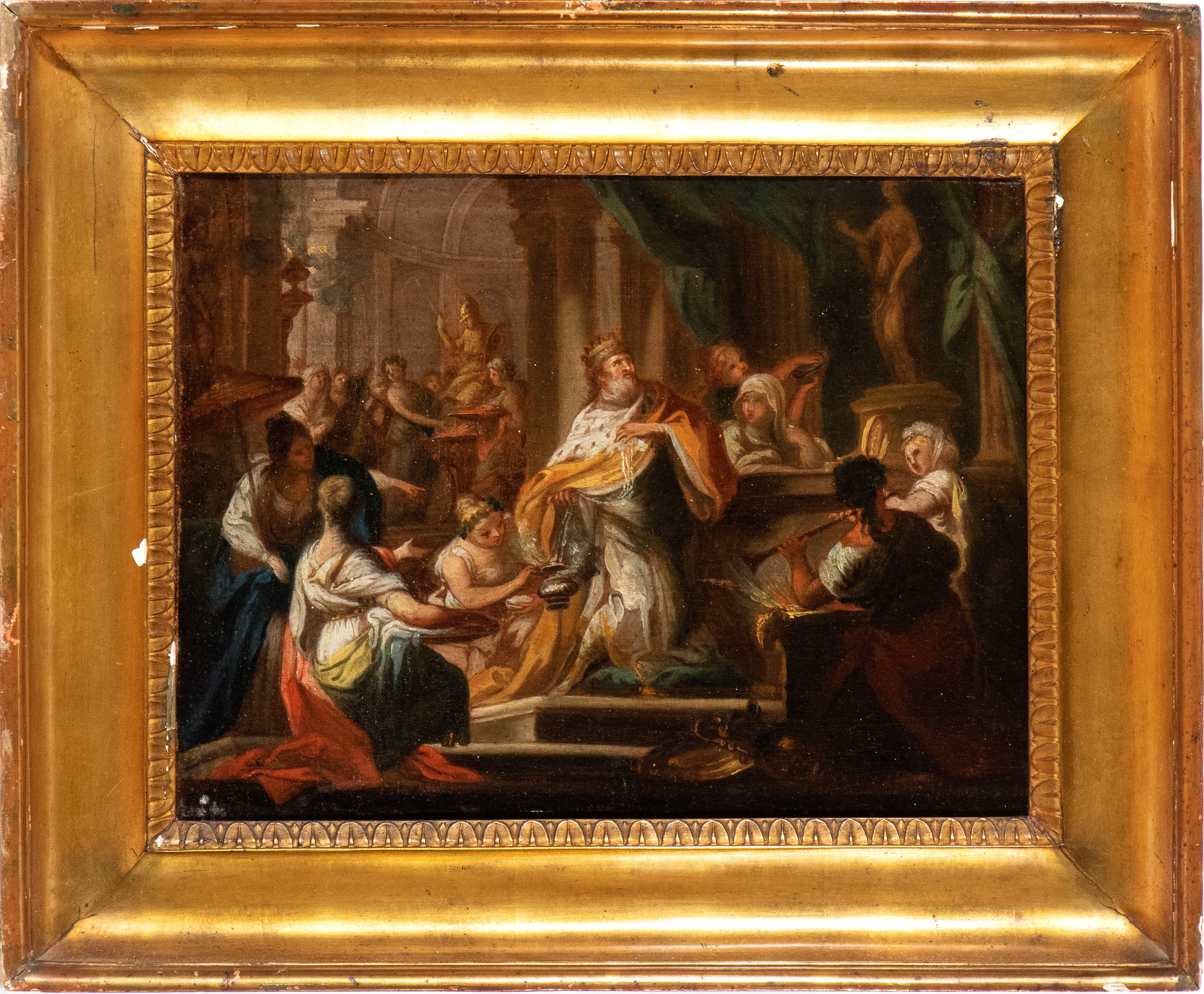 Sebastiano Conca - Alessandro Magno nel Tempio di Gerusalemme e L’idolatria di Re Salomone