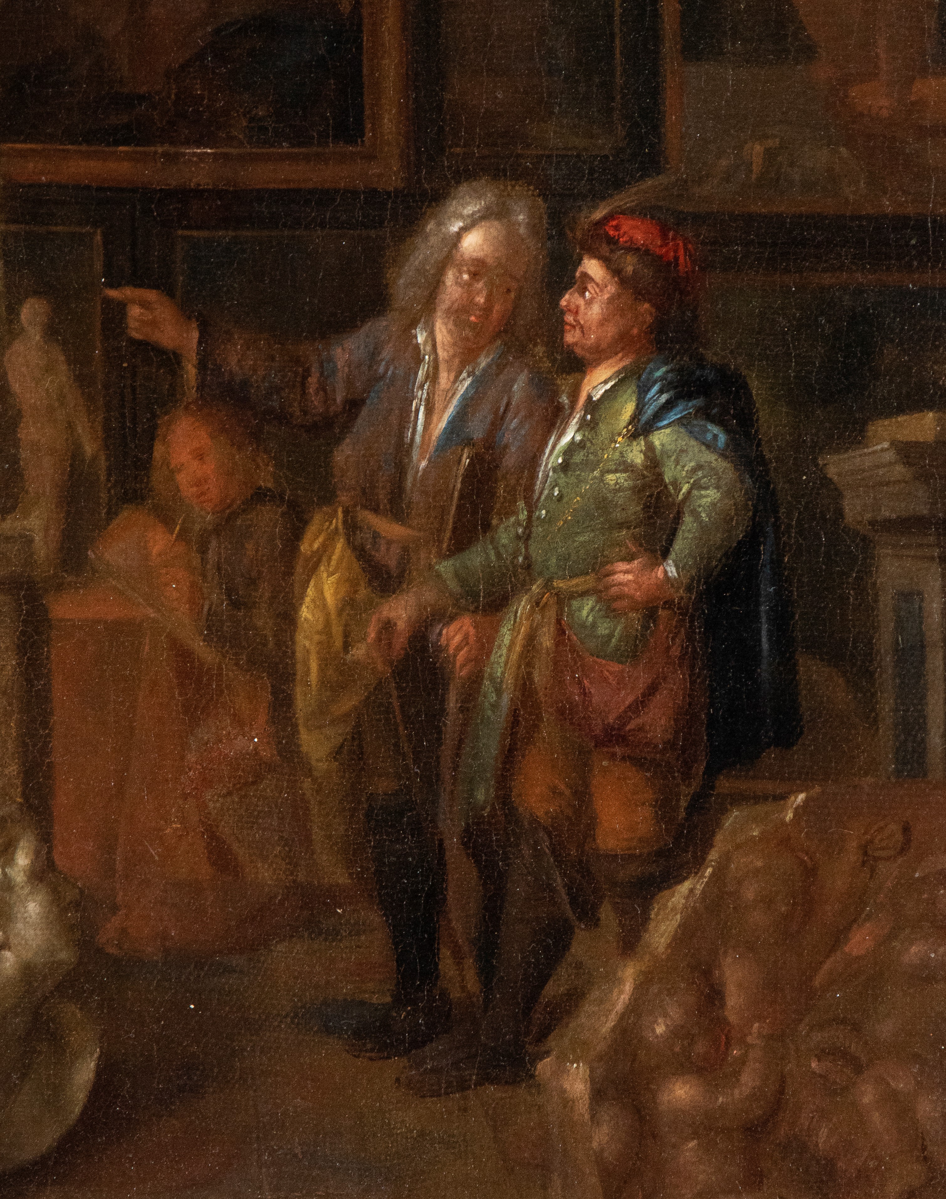 Visita nello studio dello scultore