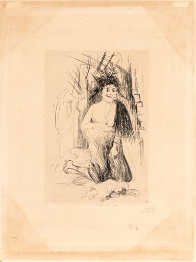 La Folle di Sainte-Marie-à-Py, acquaforte