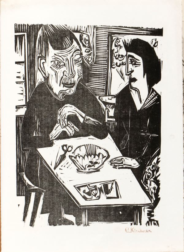 ERNST LUDWIG KIRCHNER - Alte und junge Frau