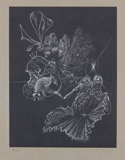 La domande en mariage, Litografia su carta, 1972