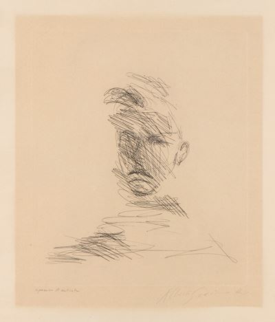 Ritratto di Rimbaud, acquaforte del 1962