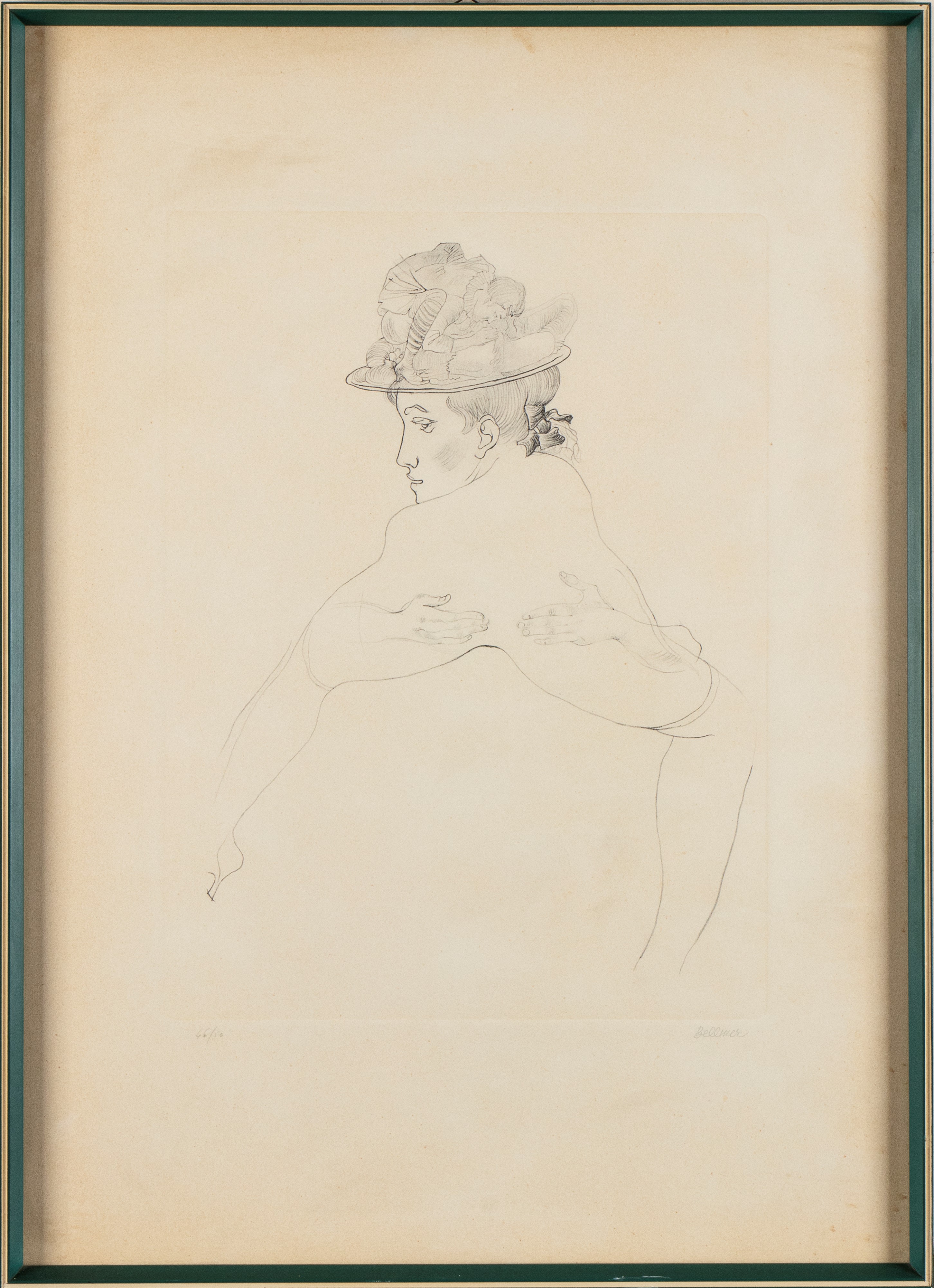 Hans Bellmer - Senza titolo, litografia