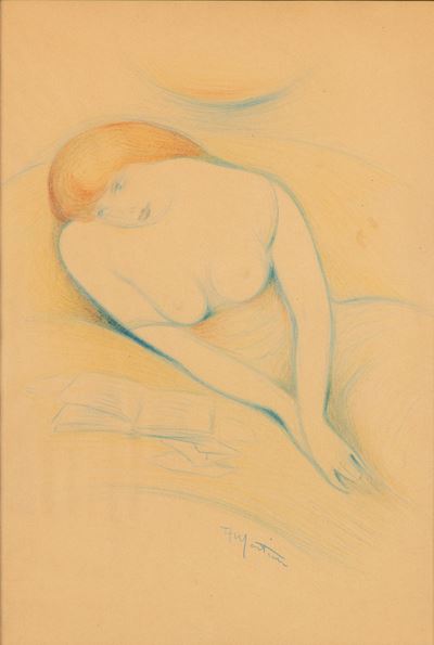 Melancolia, pastelli su carta