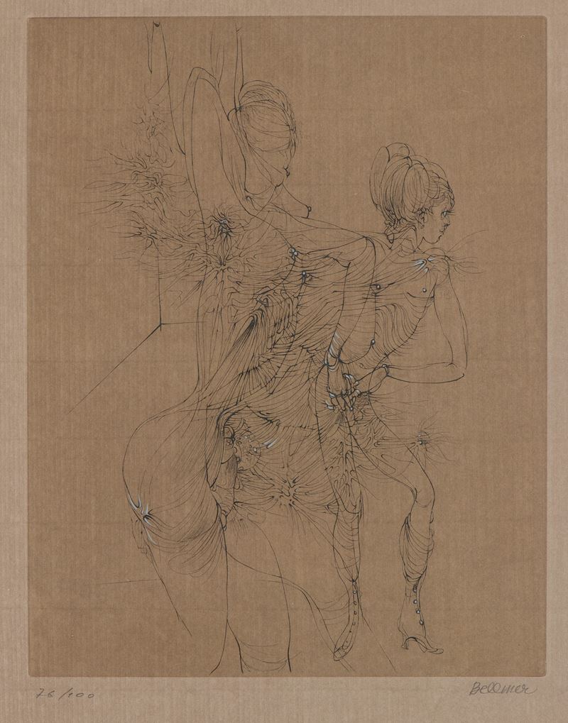 Hans Bellmer - Les Marionnettes, Litografia su carta