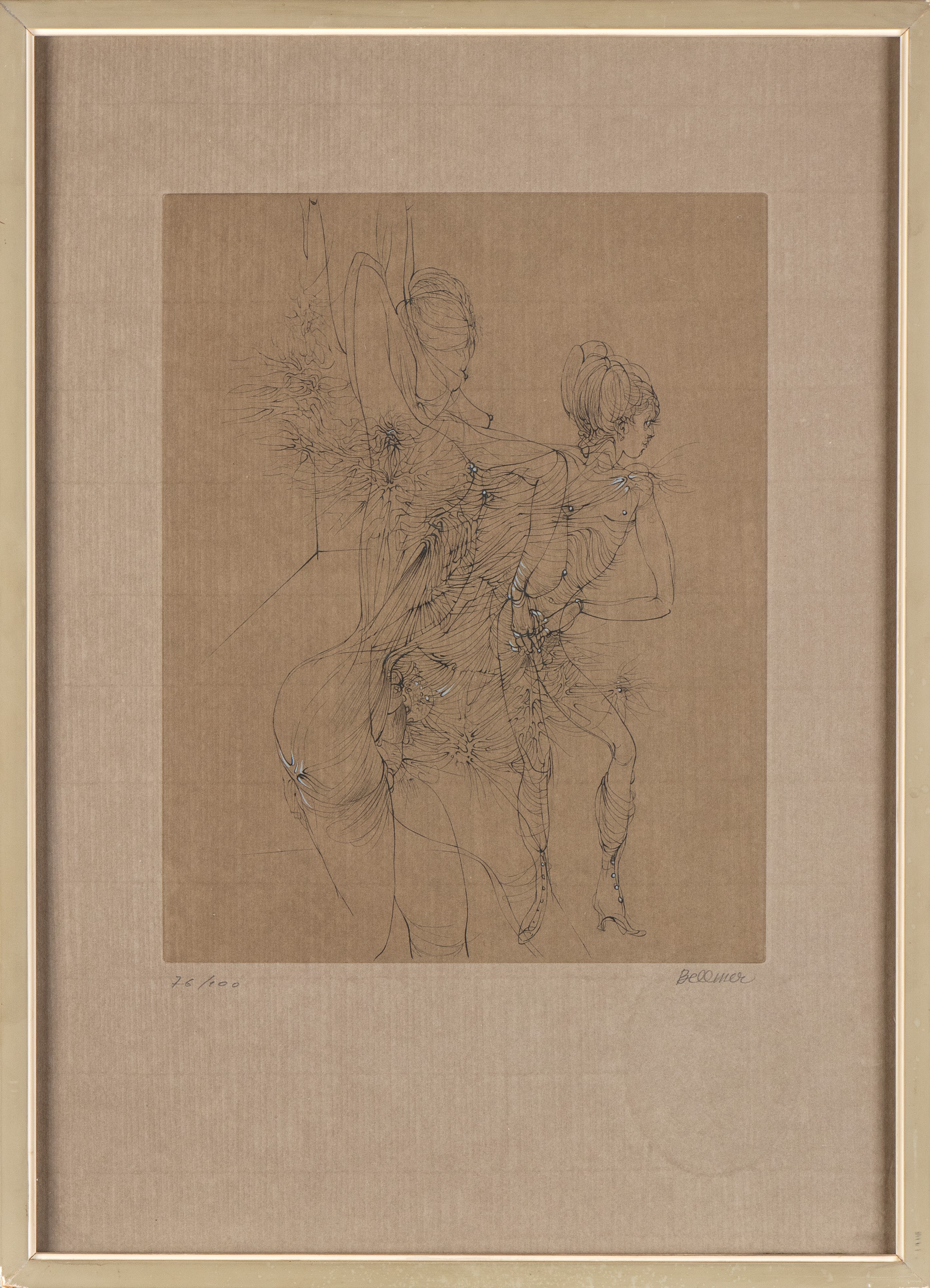 Hans Bellmer - Les Marionnettes, Litografia su carta