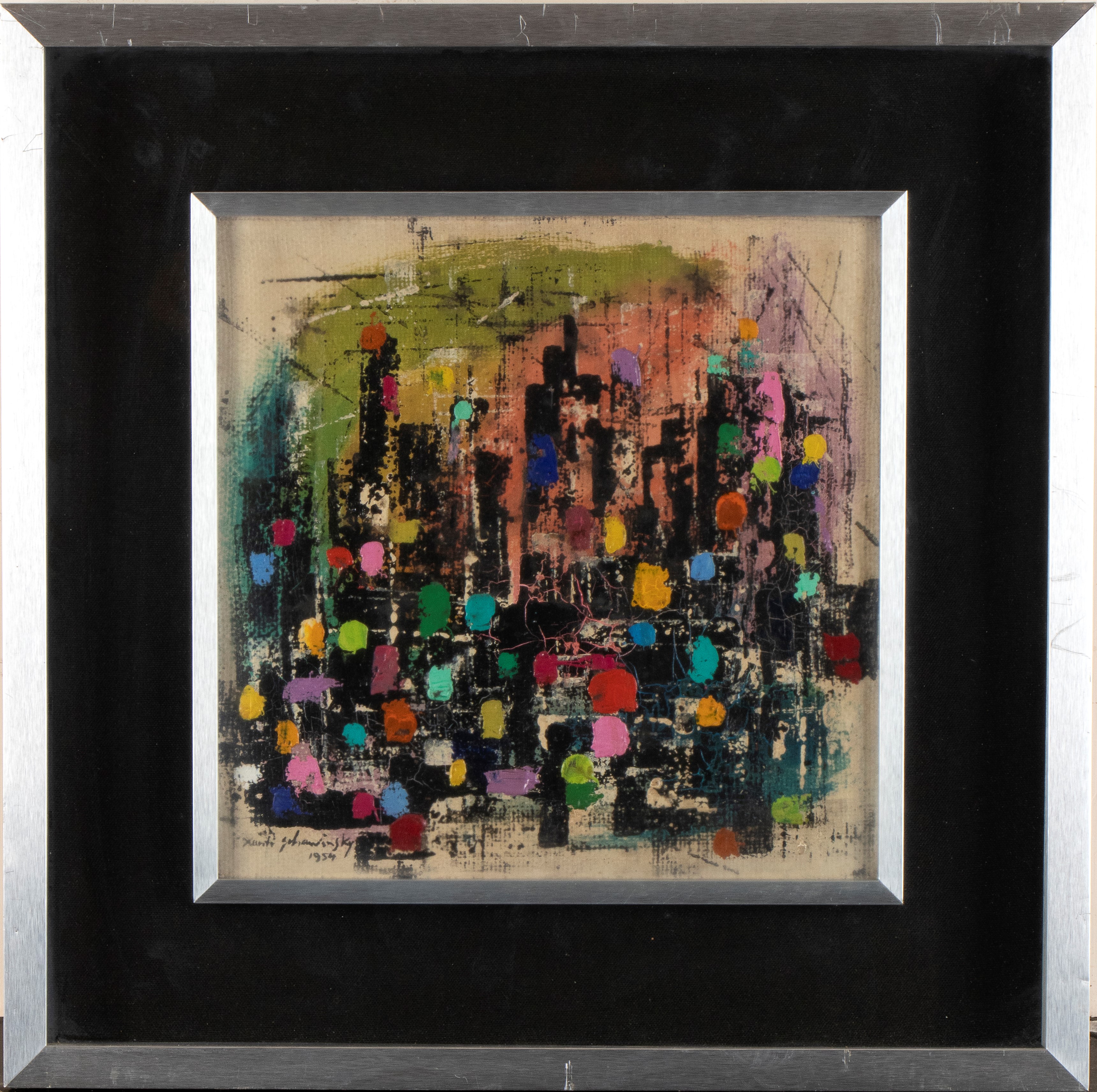 Alexander Schawinsky Xanti - Opera senza titolo, olio su tela