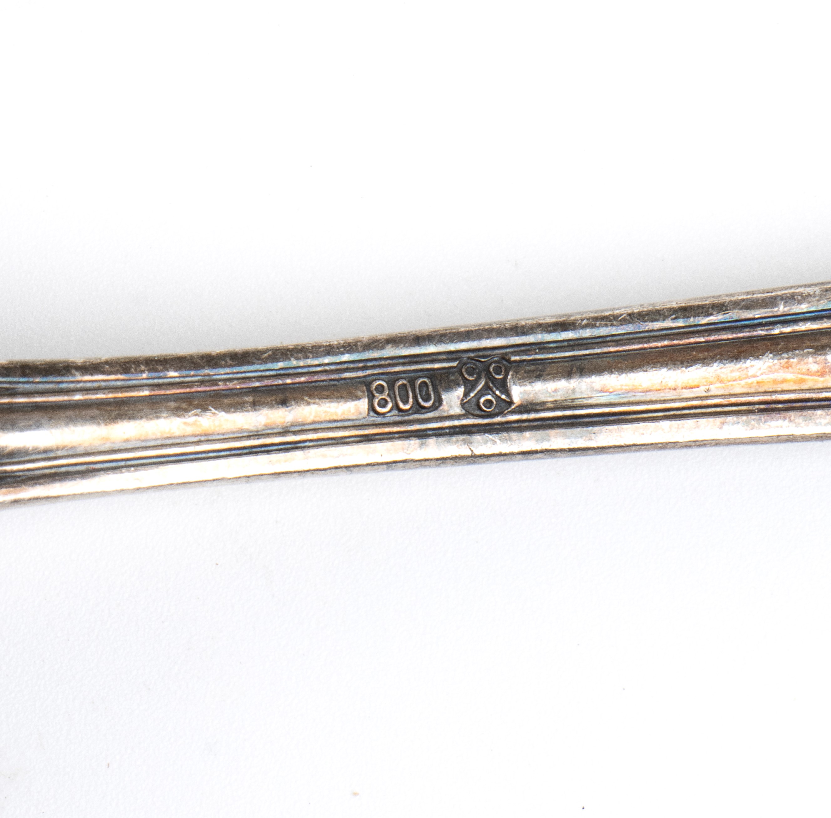 Servizio di posate, argento 800/1000 (punte “800” e marchio argentiere)