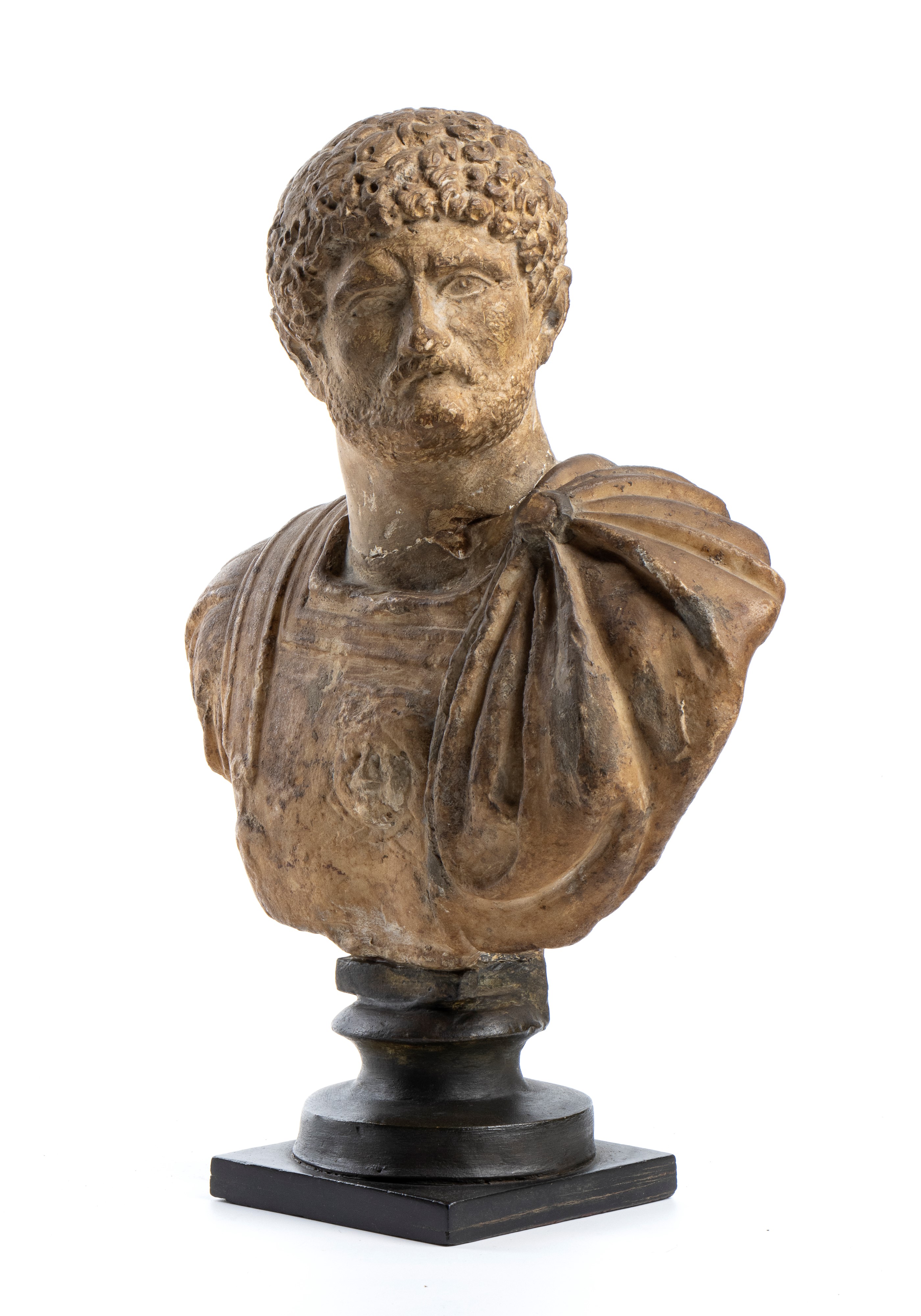 Busto dell’imperatore Caracalla, scultura in marmo, XVIII secolo