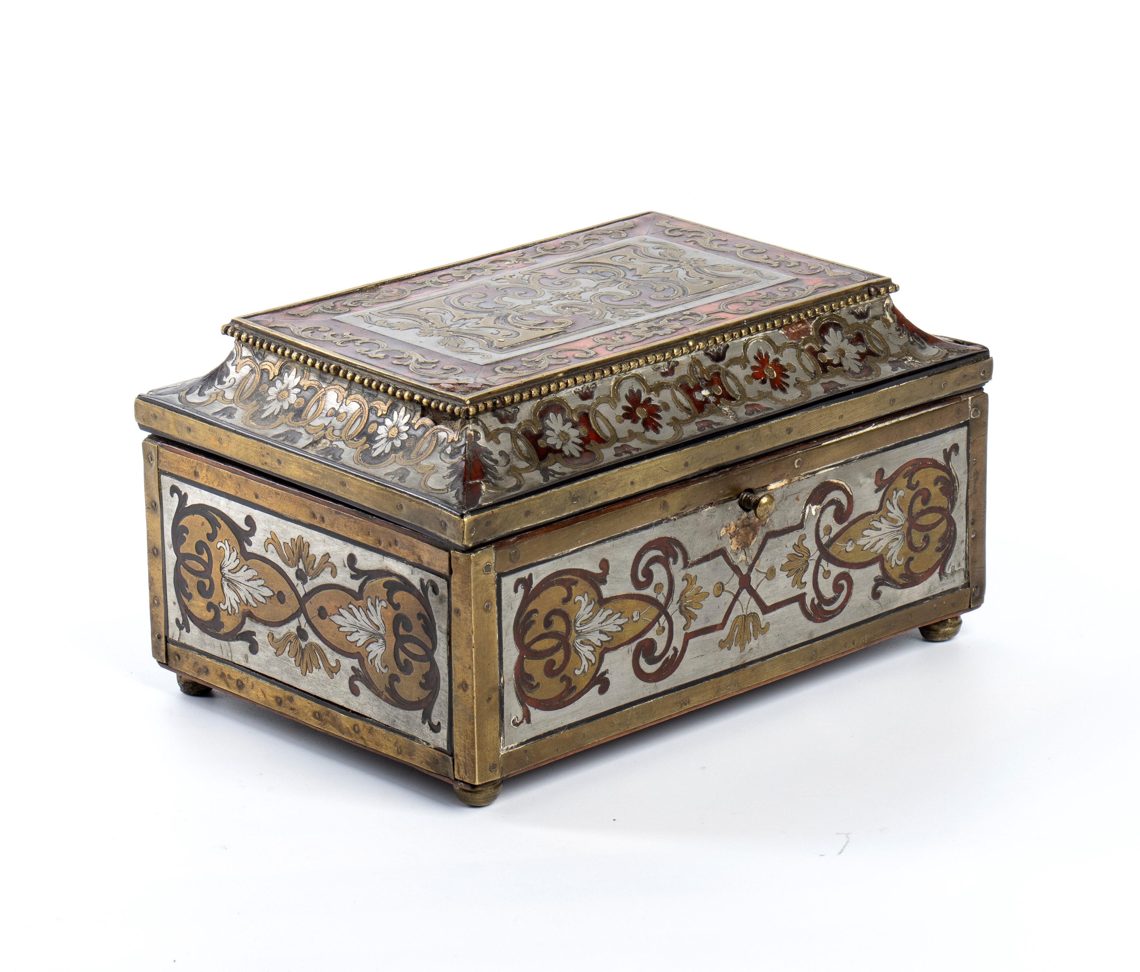 Scrigno intarsiato in tartaruga