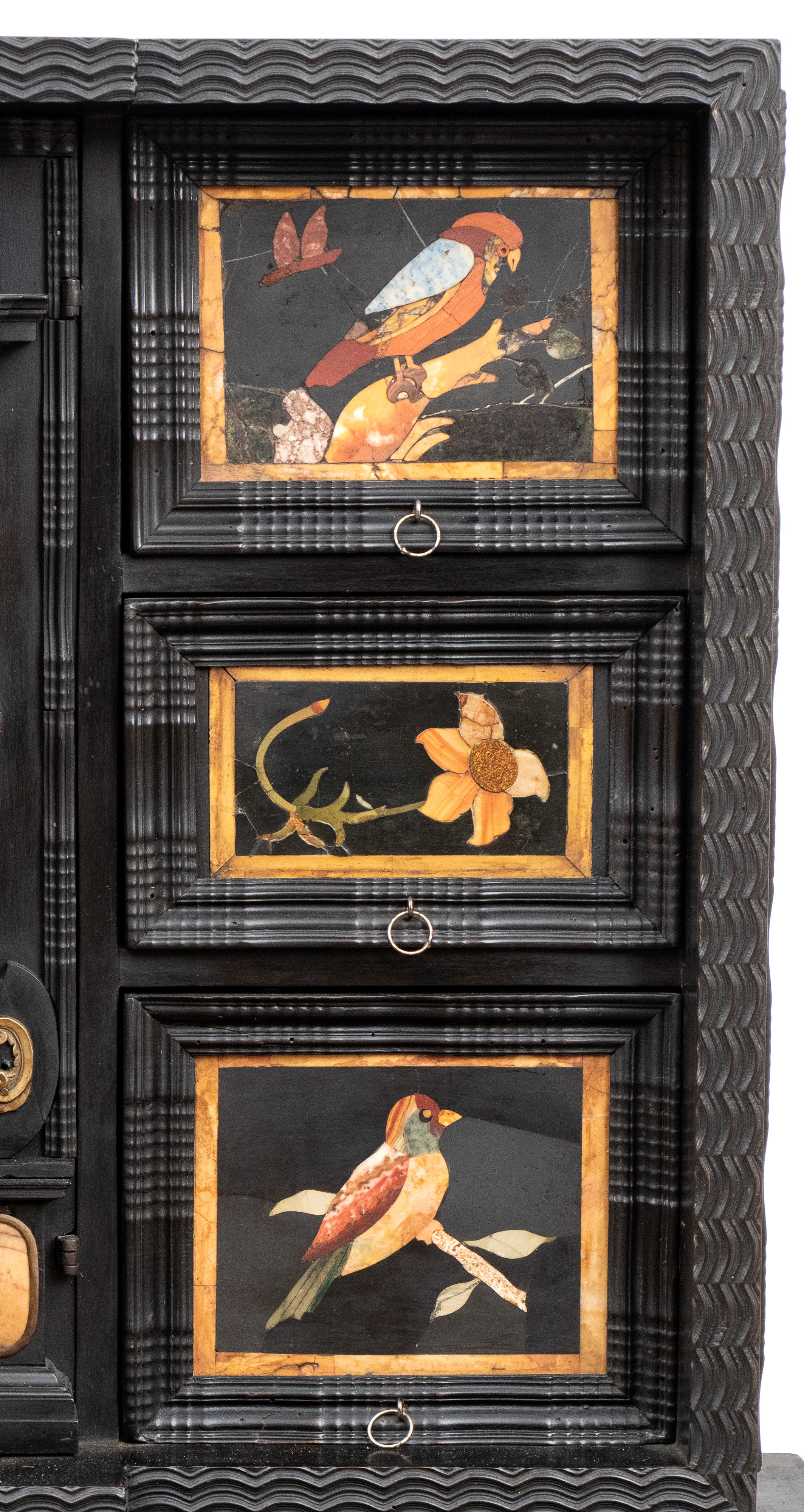 Opificio Granducale, Monetiere in ebano e pietre dure per i Brancaleoni della Rocca Leonella, Ita...