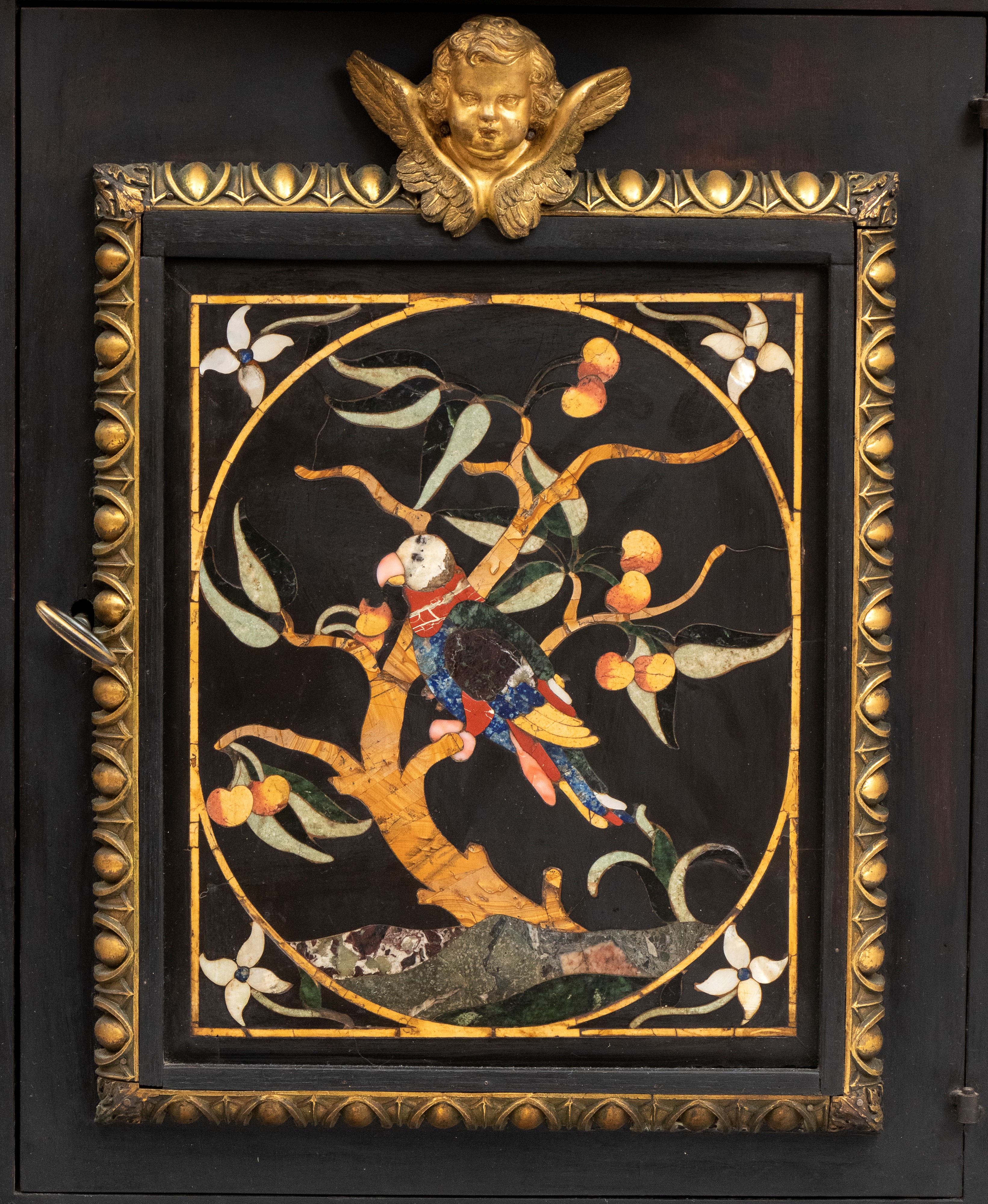 Opificio Granducale, Monetiere in ebano e pietre dure per i Brancaleoni della Rocca Leonella, Ita...