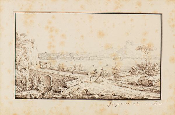 Antonio Senape - Chiaja porta sulla strada nuova di Posillipo