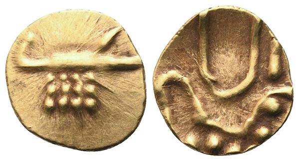 INDIA. Veera Raya, Coorg (XVII sec.). Fanam; Au (0,40 g; 8 mm)