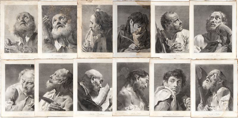 Marco Pitteri - Dodici apostoli, serie di incisioni