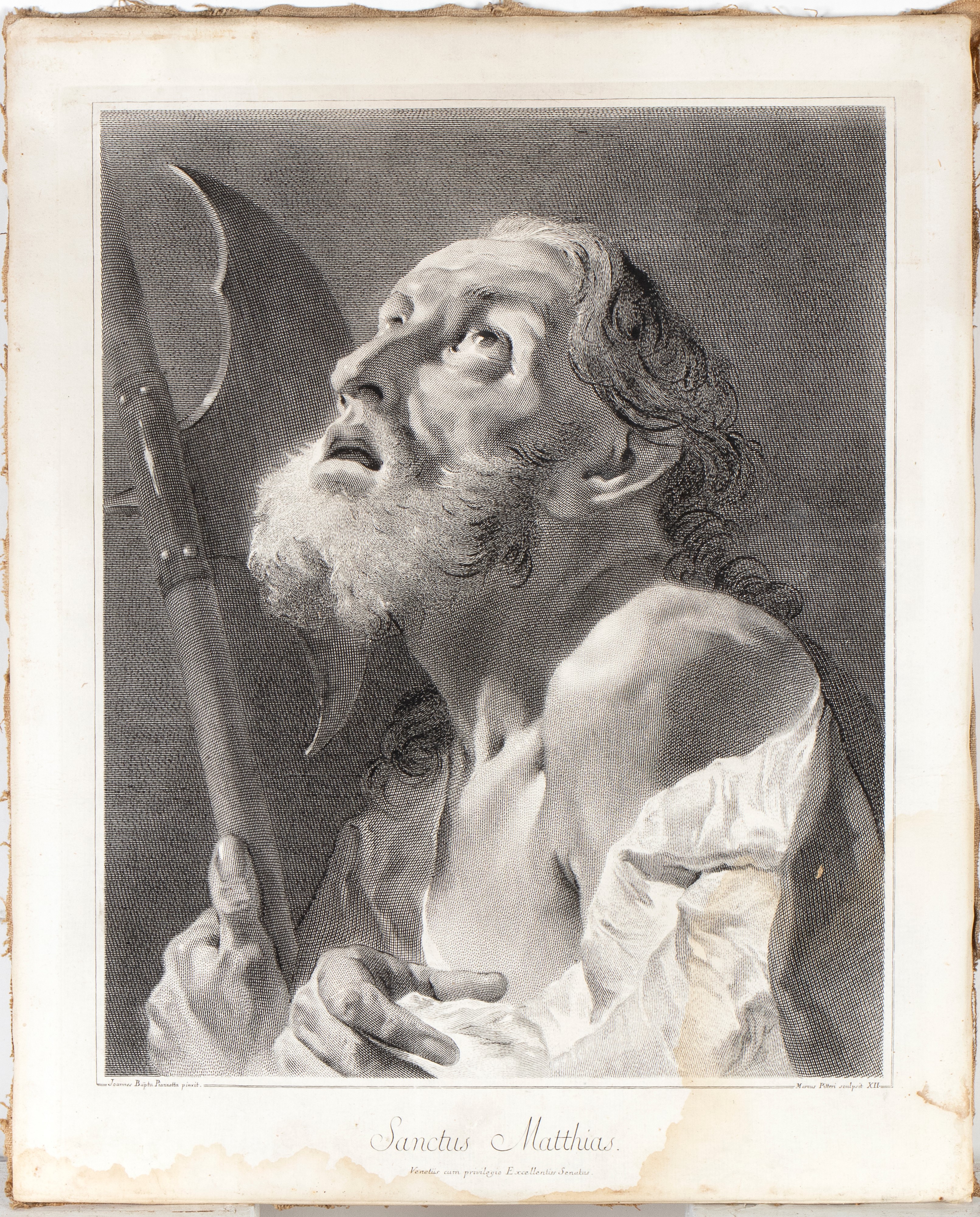 Marco Pitteri - Dodici apostoli, serie di incisioni