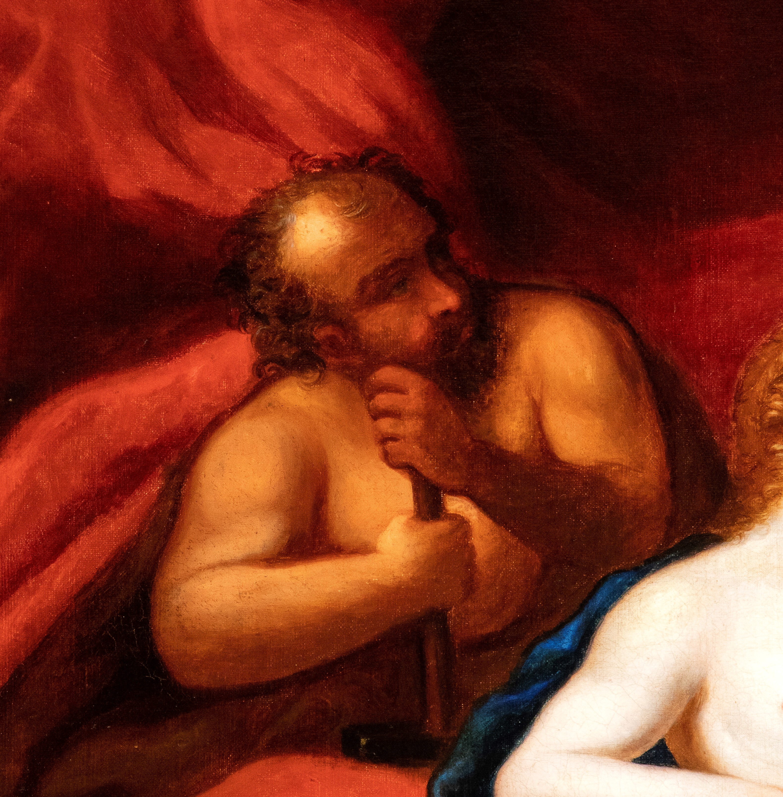 Francesco Albani - Venere, Vulcano e amorini in un paesaggio, olio su tela