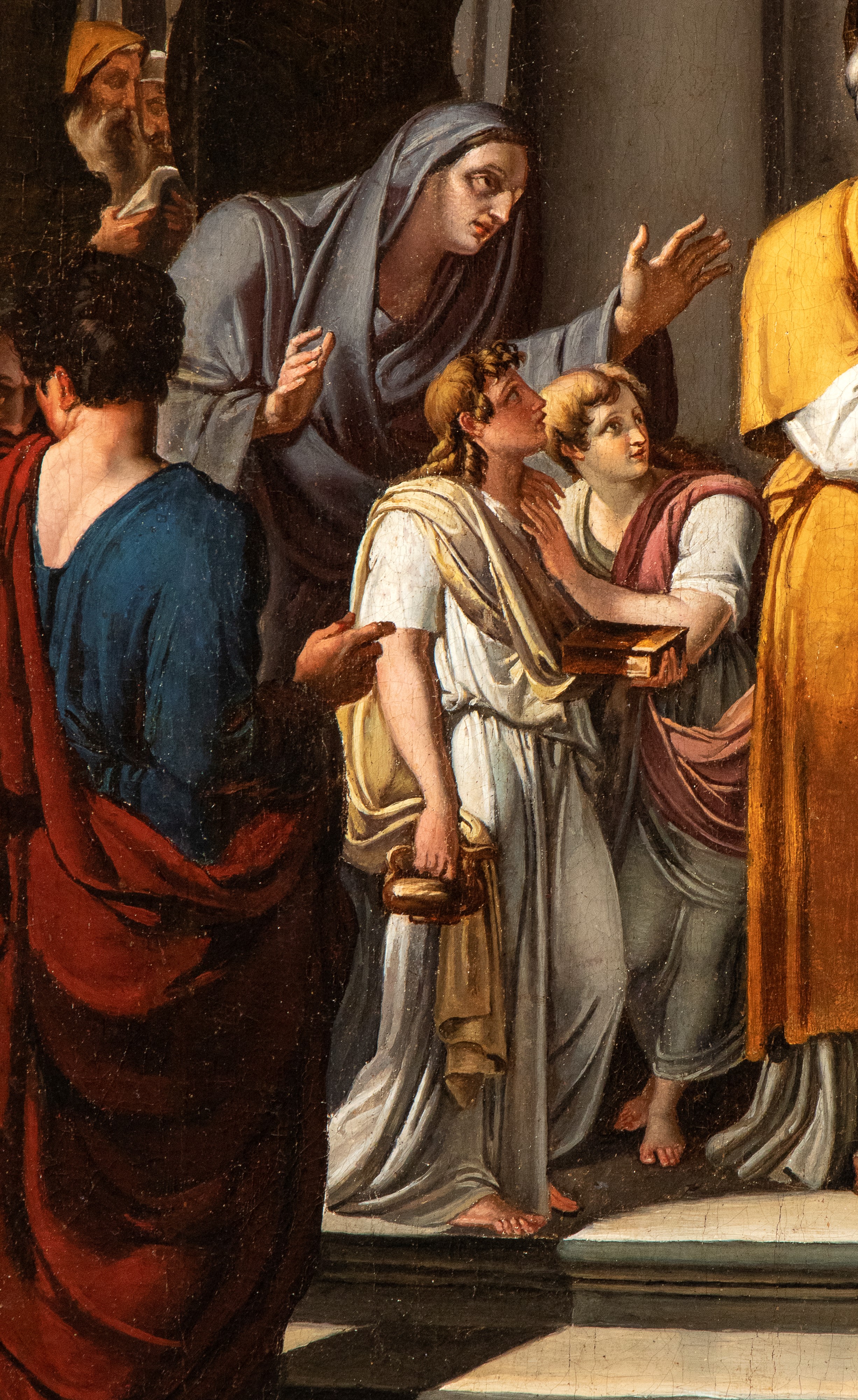 Vincenzo Camuccini - Presentazione di Gesù al Tempio, olio su tela