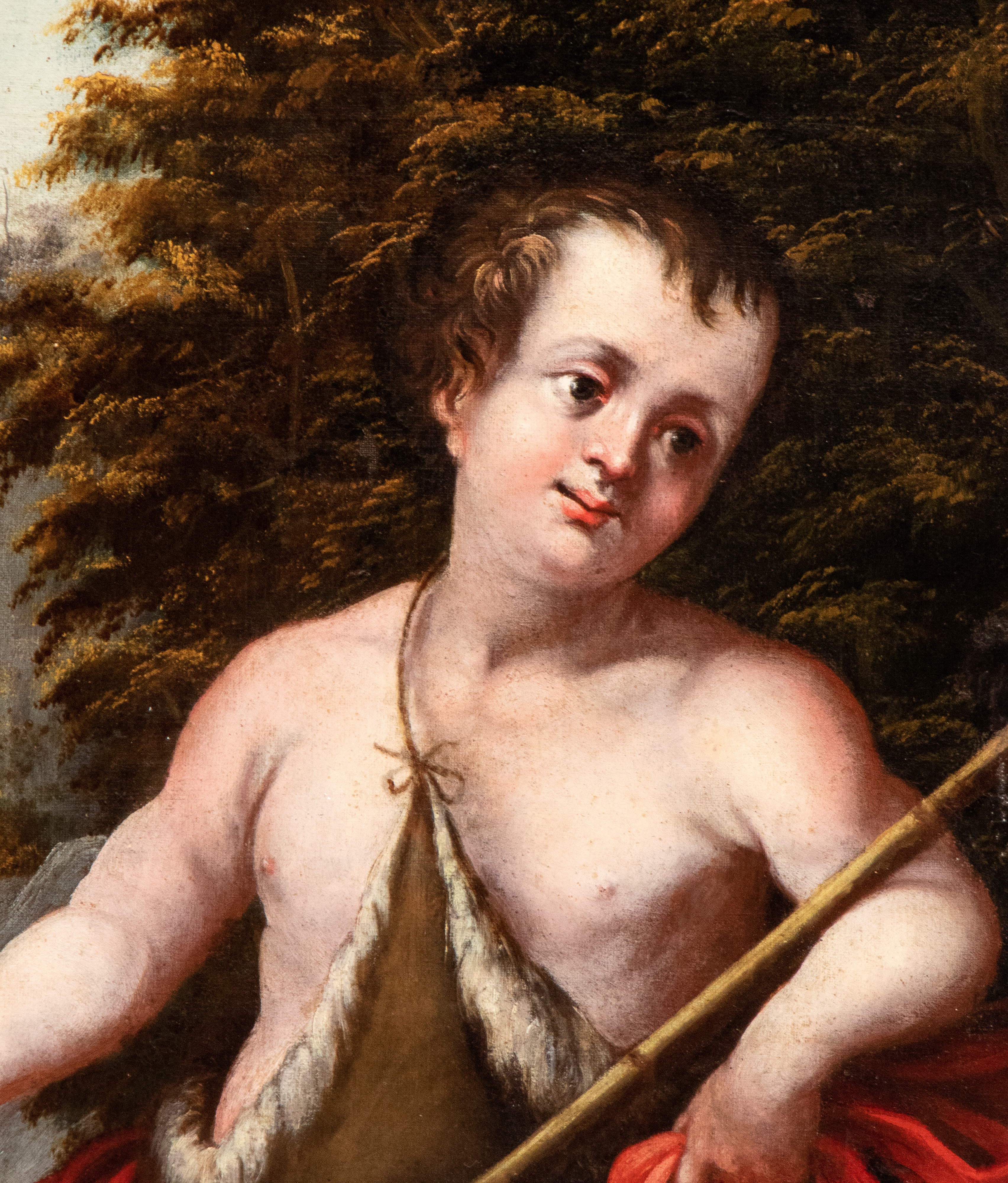 Artista Emiliano, XVII Secolo - San Giovannino, olio su tela