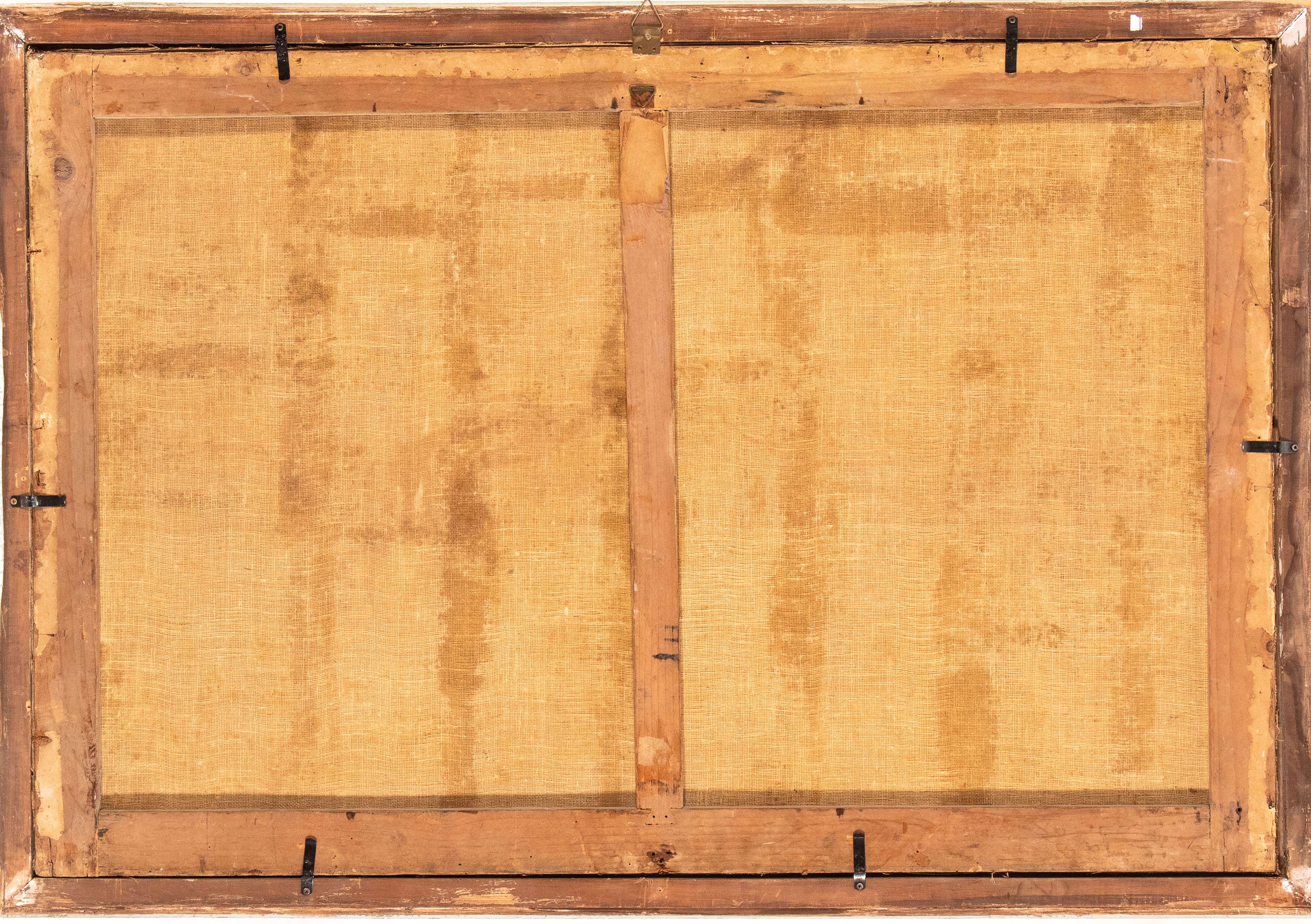 a) Natura morta con uva, zucche, pesche e un serpente; b) Natura morta con cavolo, sedano, melegr...