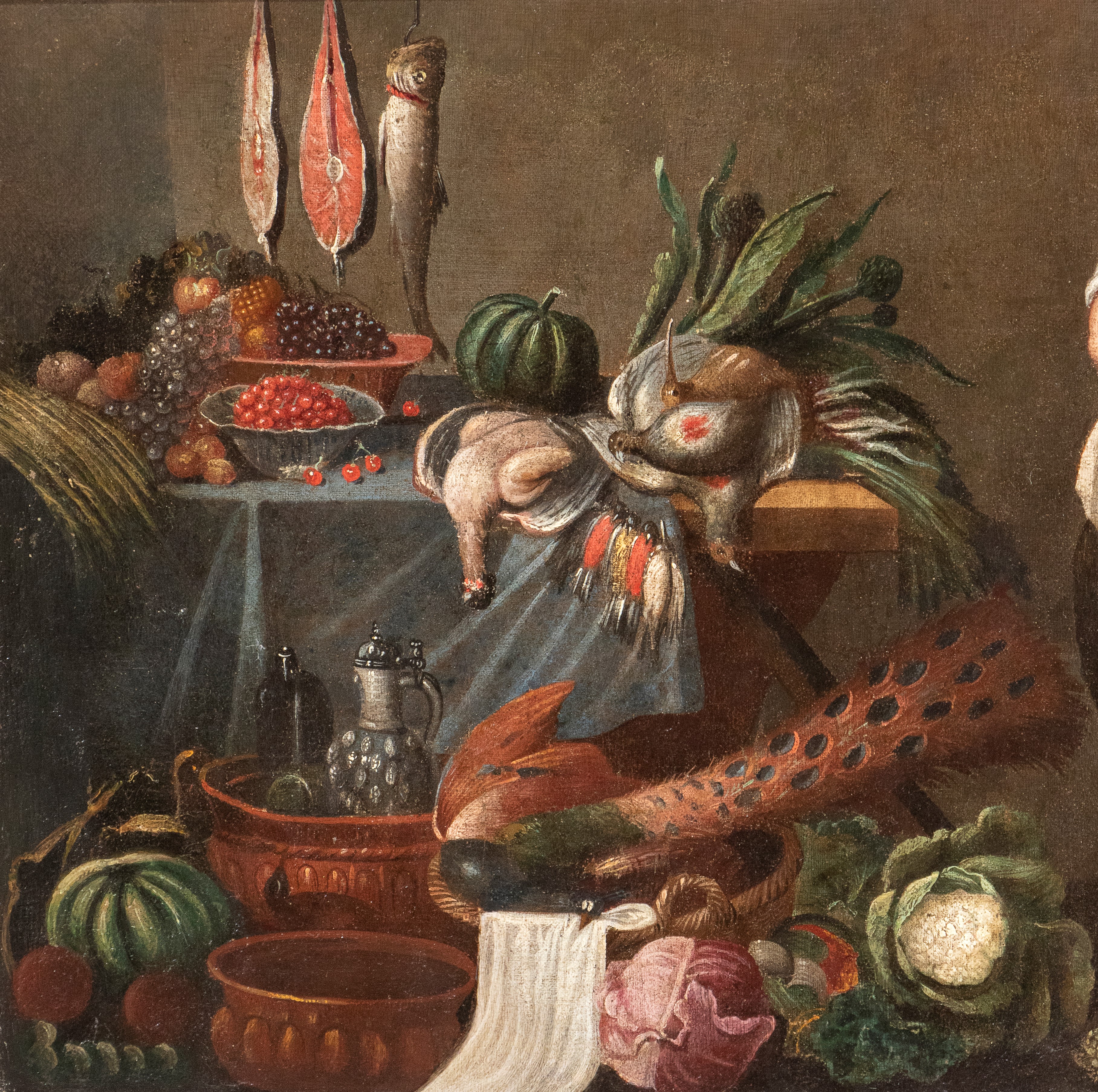 Frans Francken II - Cristo a casa di Marta e Maria, olio su tela