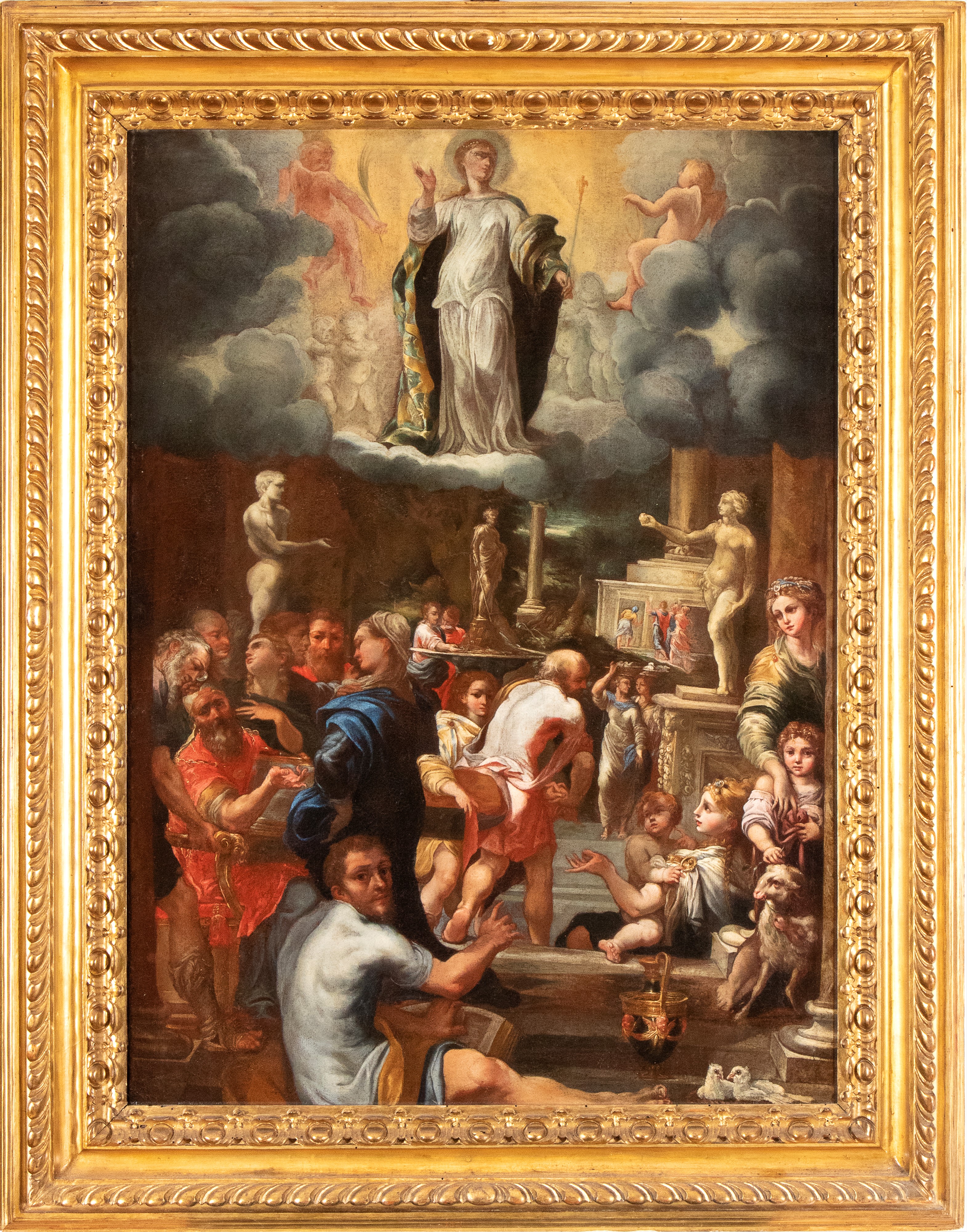 Girolamo Bedoli Detto il Mazzola - Allegoria dell'Immacolata Concezione, olio su tela