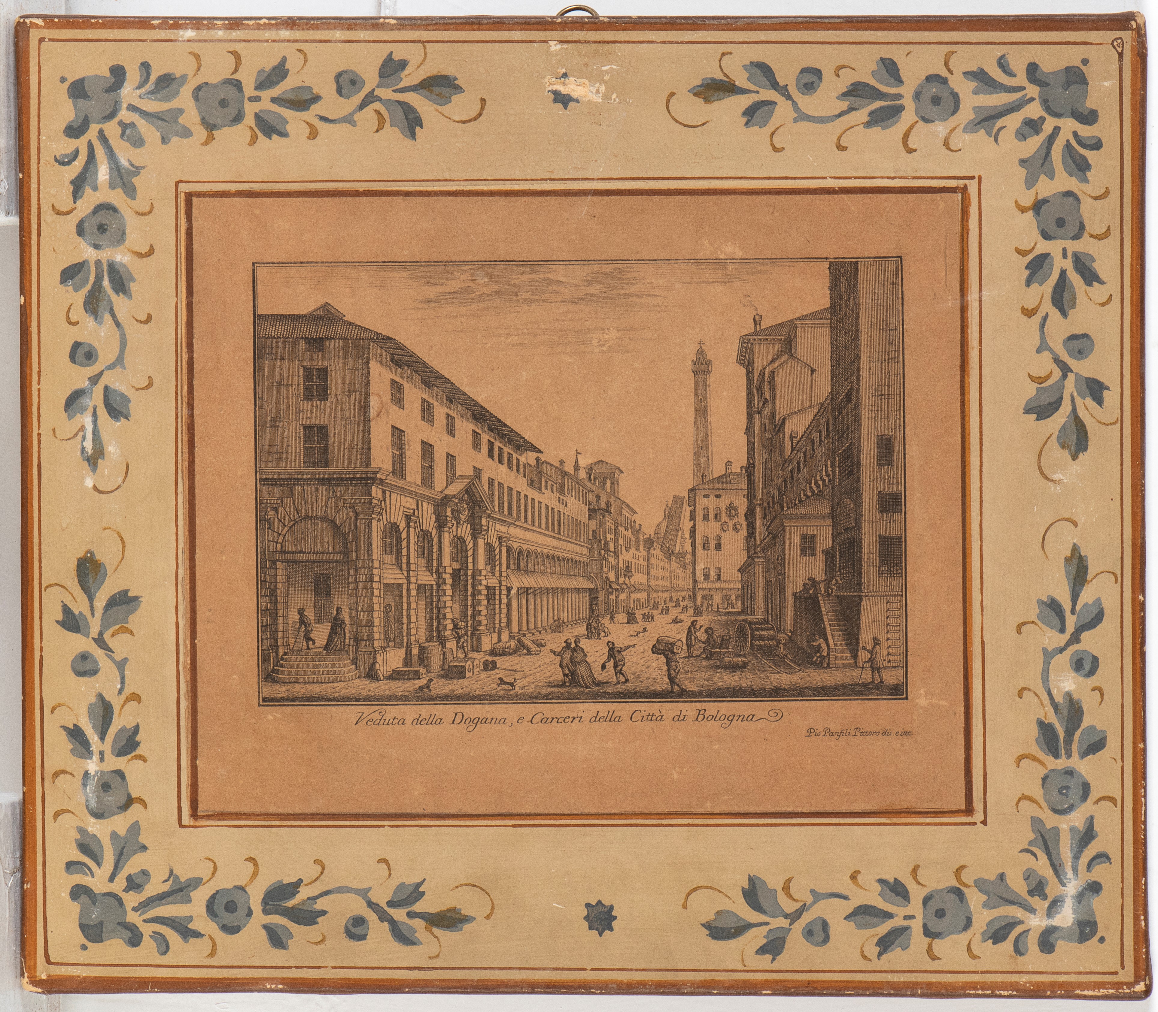 Pio Panfili - Dieci vedute di Bologna, acquaforte