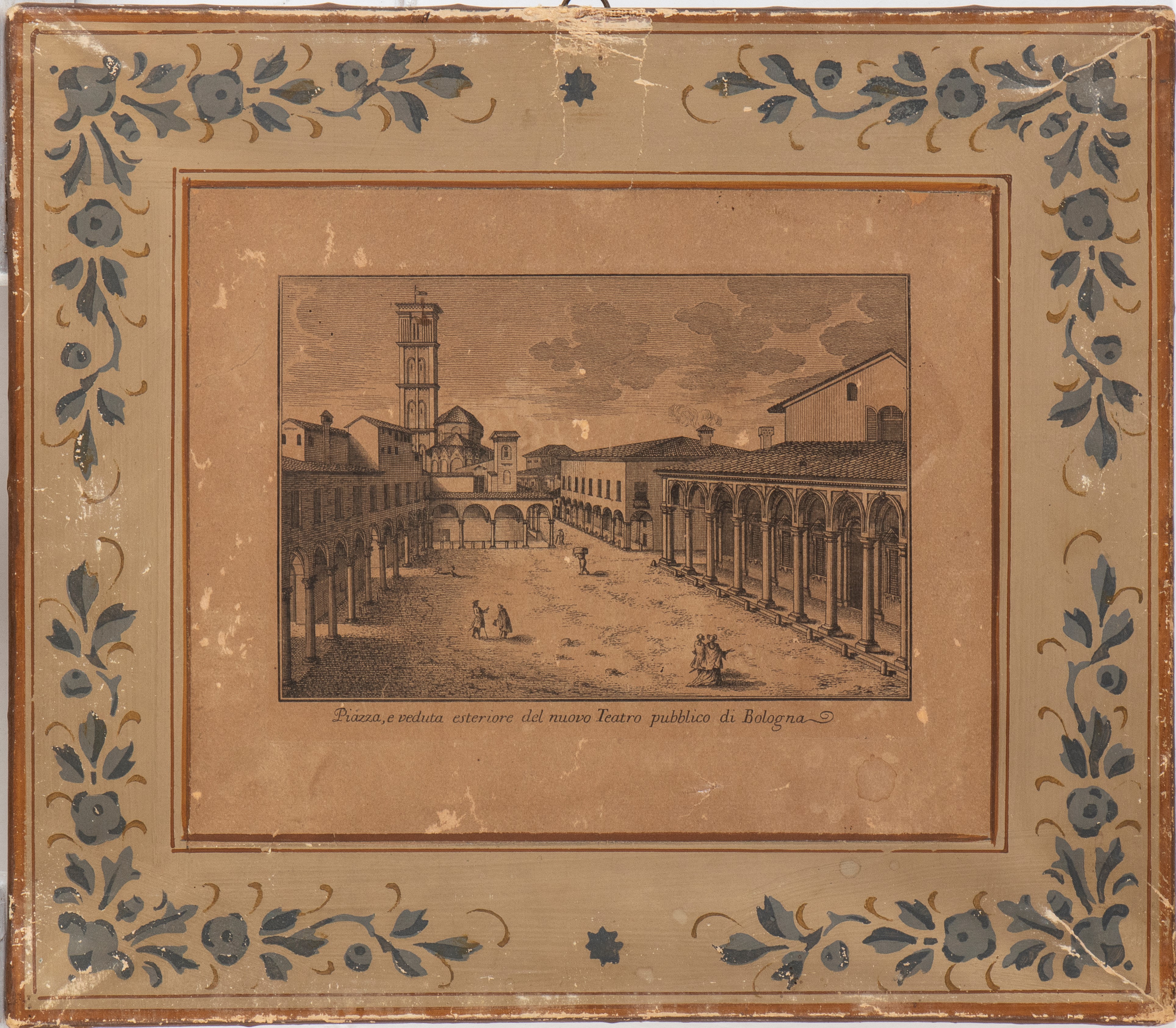 Pio Panfili - Dieci vedute di Bologna, acquaforte