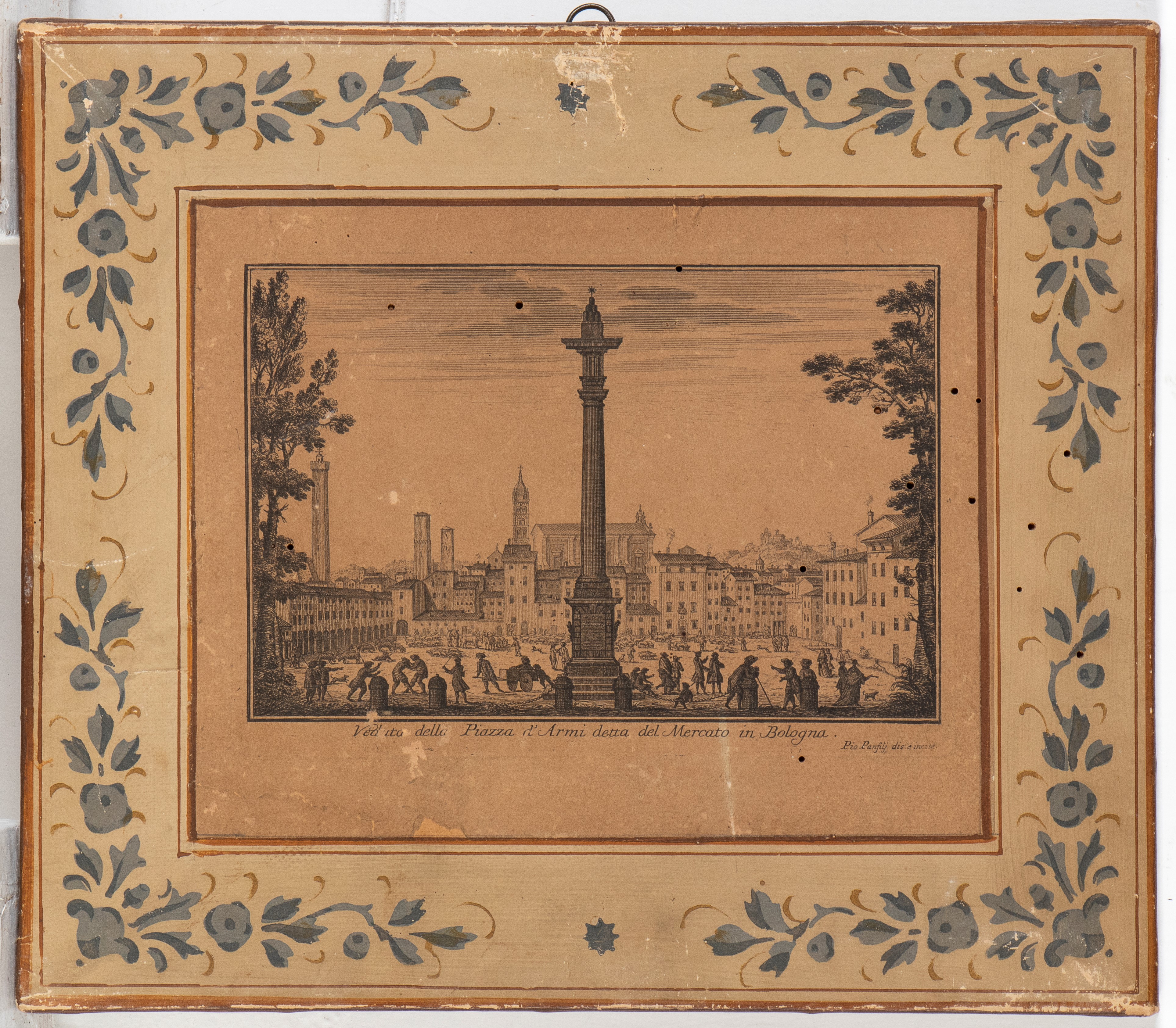 Pio Panfili - Dieci vedute di Bologna, acquaforte