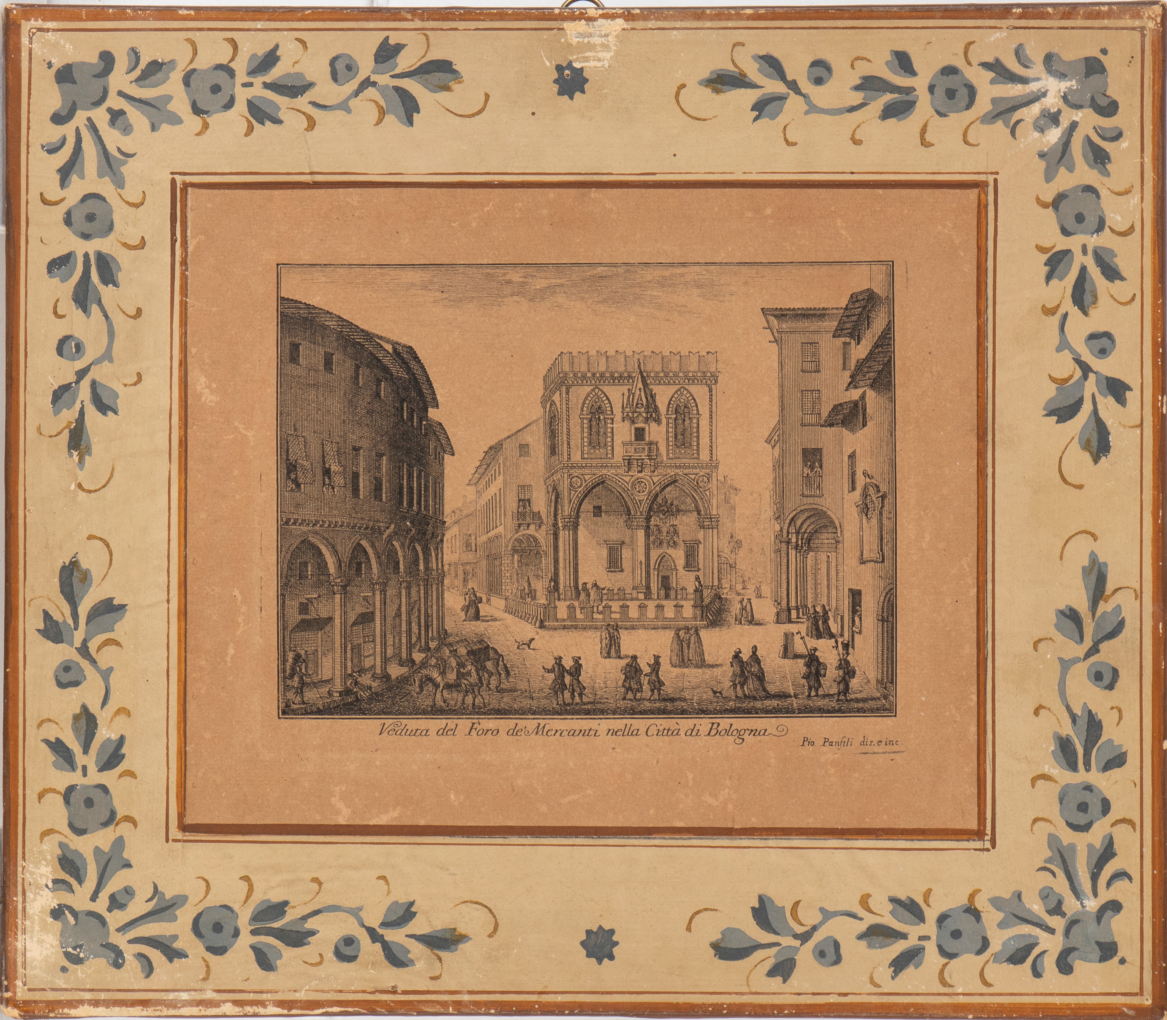 Pio Panfili - Dieci vedute di Bologna, acquaforte