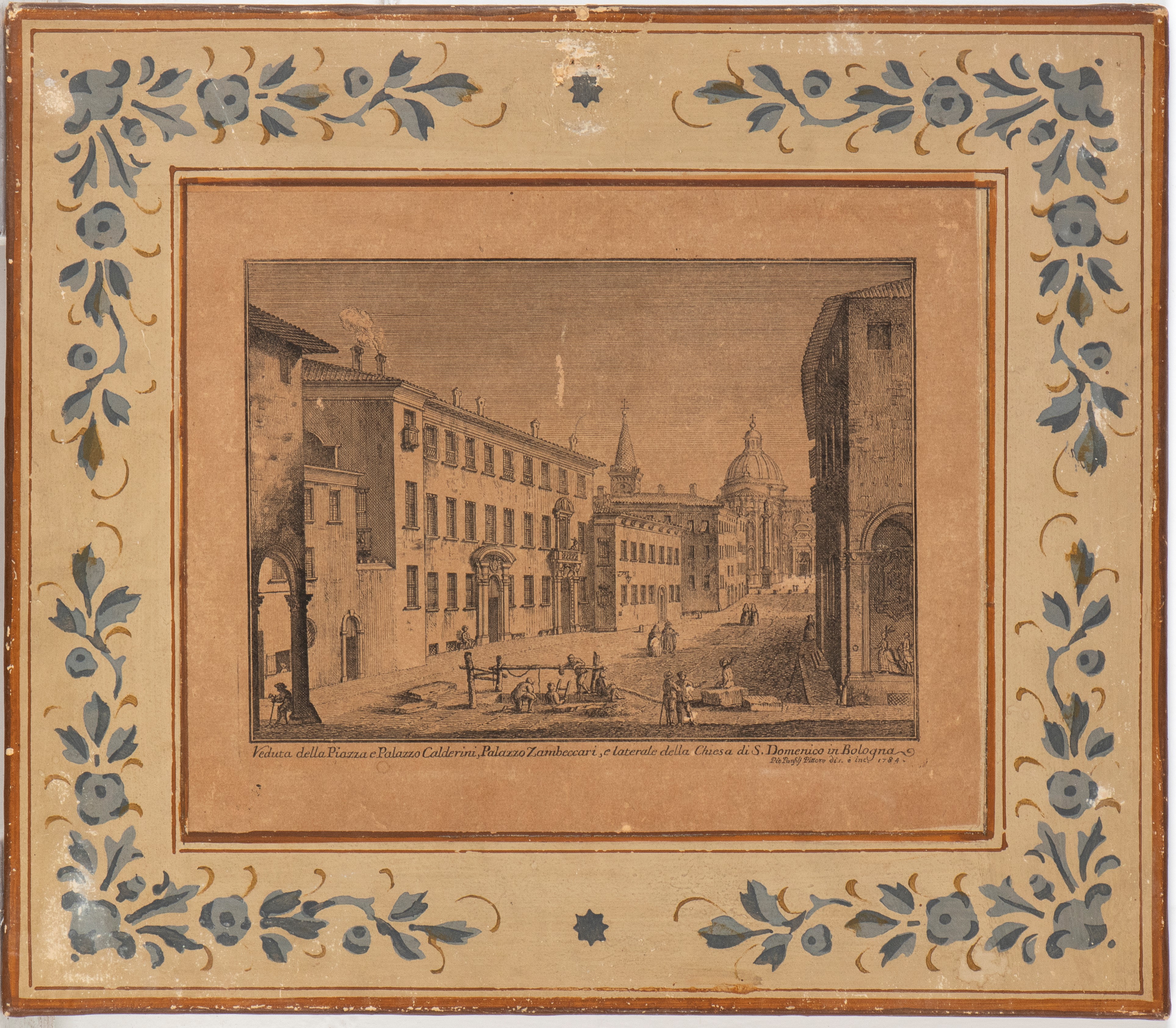 Pio Panfili - Dieci vedute di Bologna, acquaforte