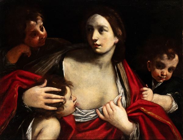 Giacomo Cavedone - Allegory of Charity