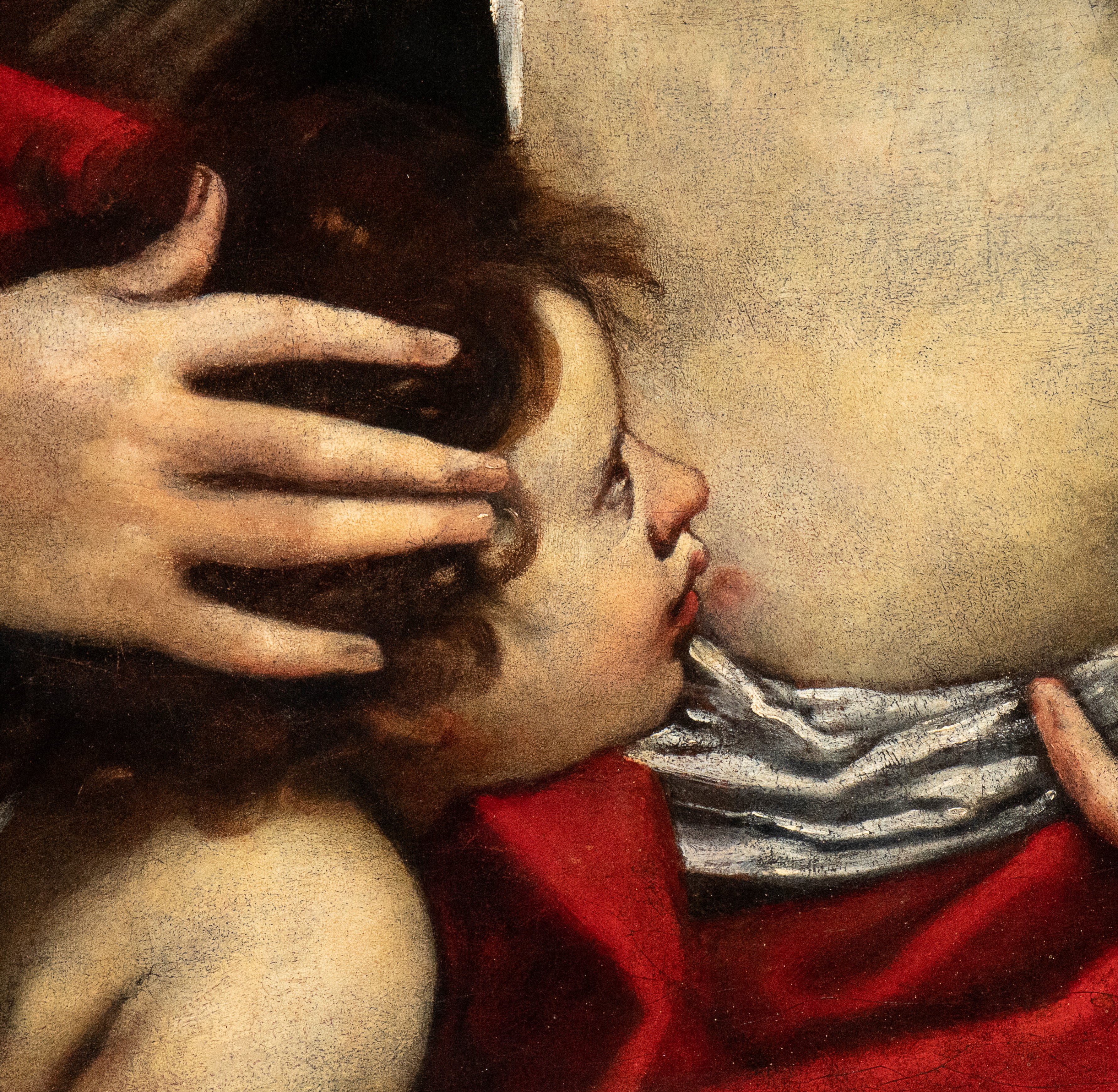 Giacomo Cavedone - Allegoria della Carità, olio su tela