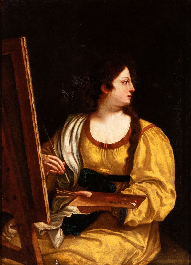 Giovanni Francesco Barbieri il Guercino - Allegoria della Pittura, olio su tela