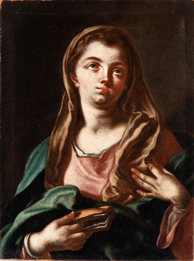Autore ignoto, Madonna annunciata, olio su tela