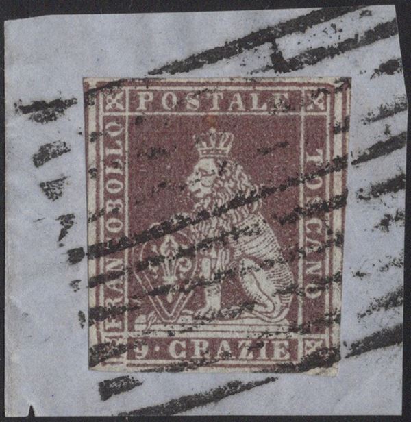 Toscana - 9cr. di ottima qualità su frammento.