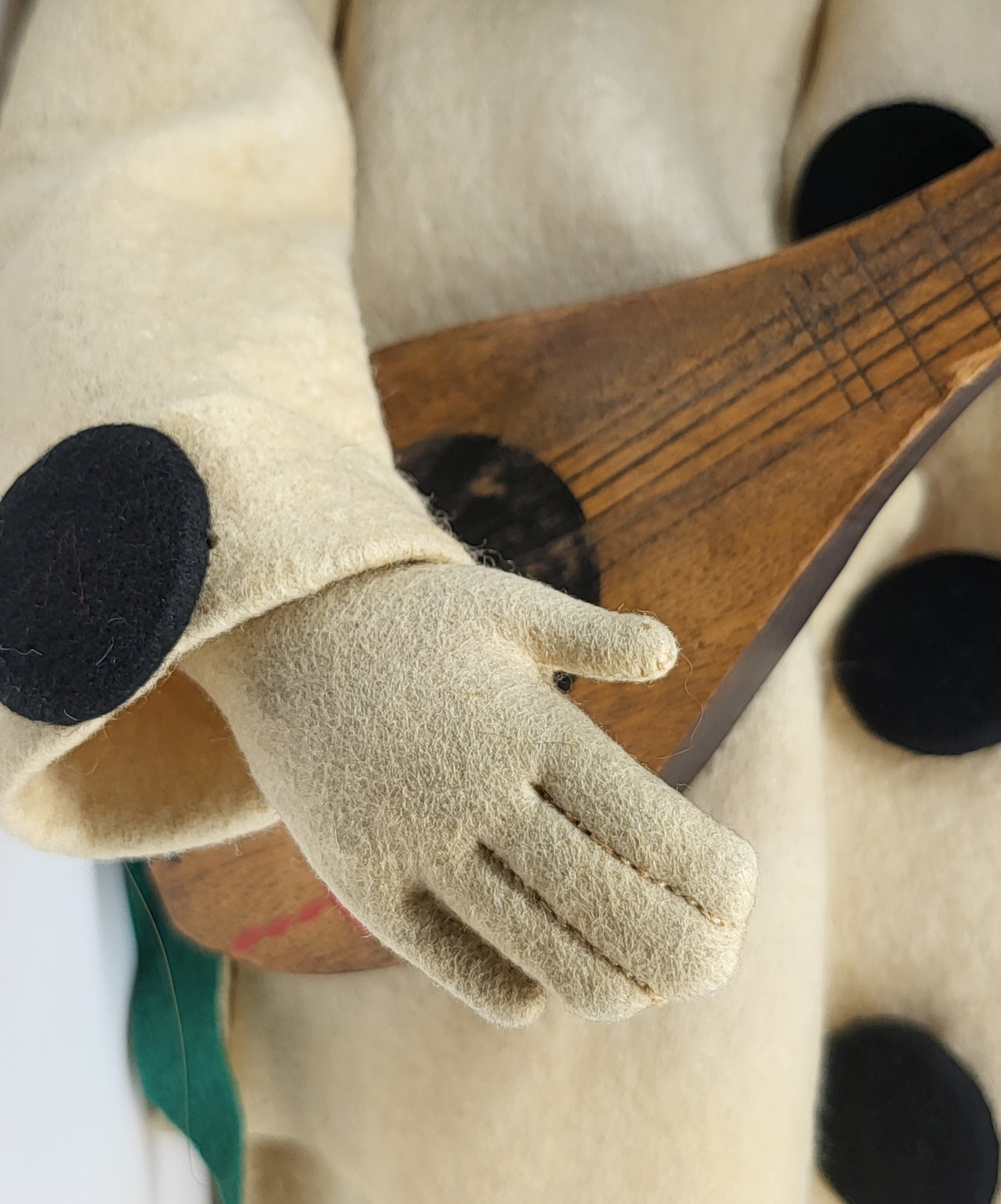 Lenci - Bambola Pierrot con Chitarra