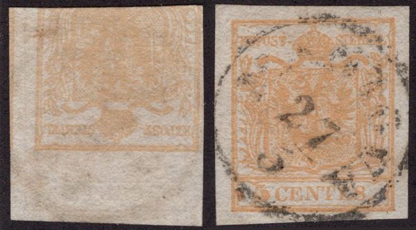 Lombardo Veneto - Stampa recto verso