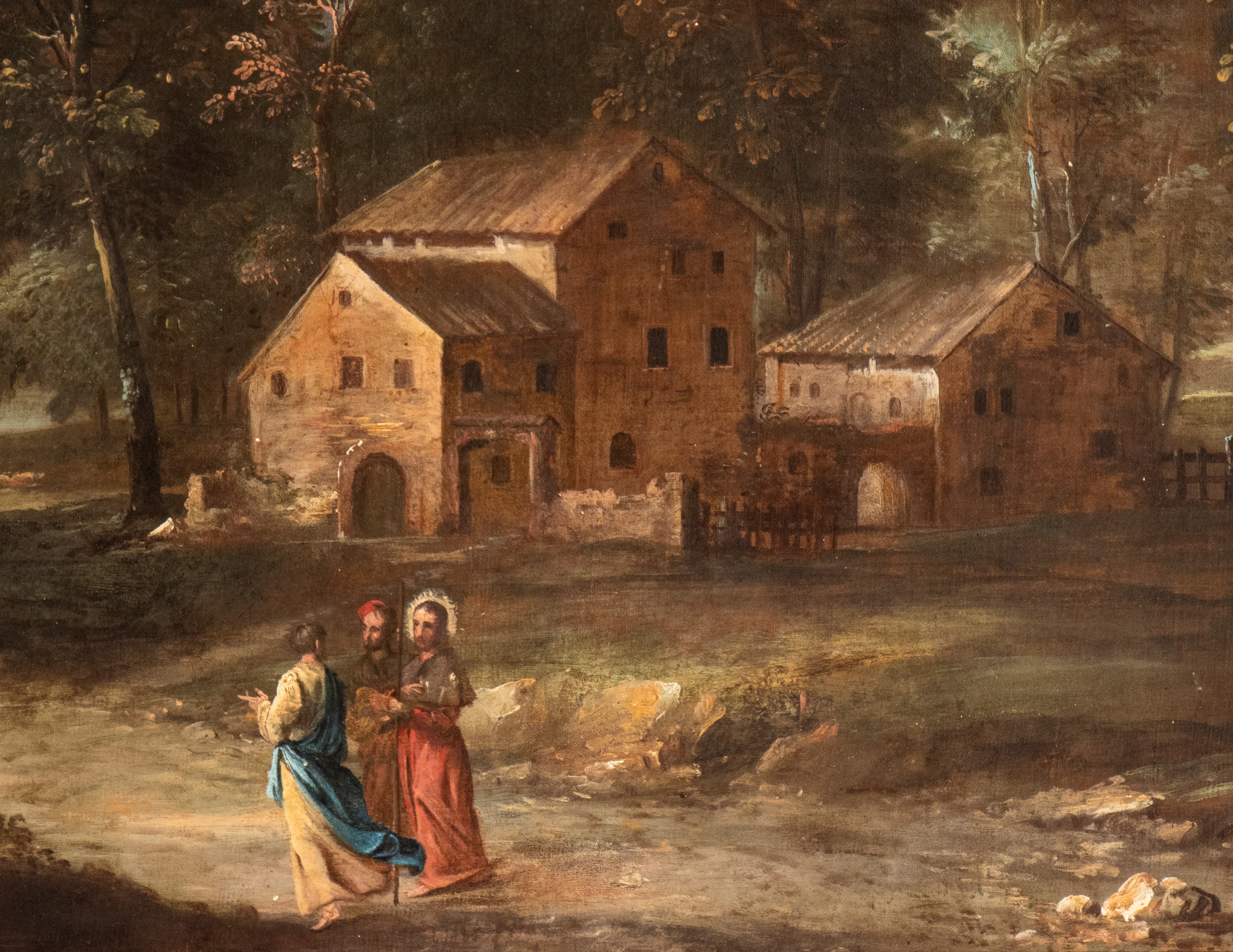 Paesaggio con incontro ad Emmaus